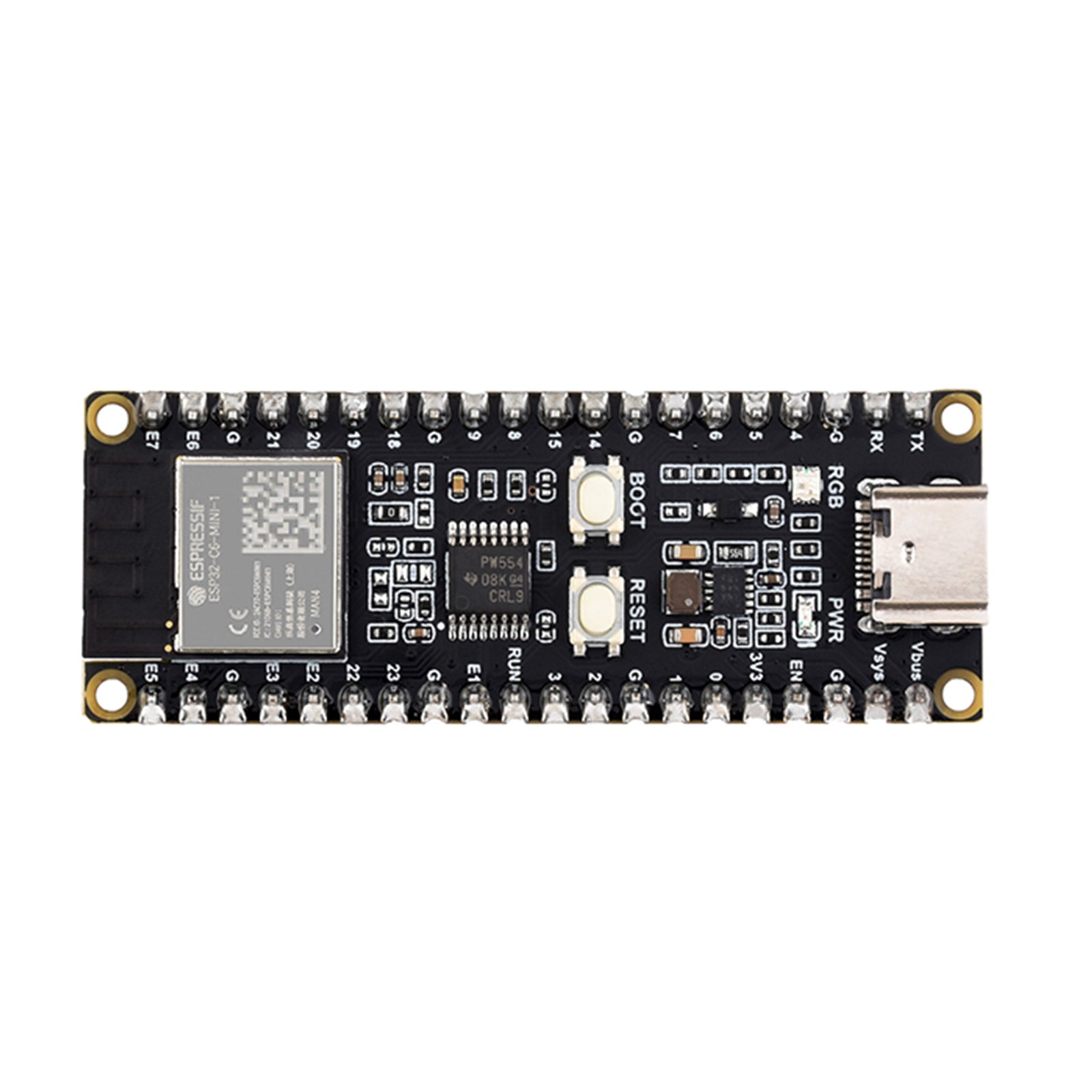 ESP32-C6 Microcontroller-ontwikkelbord 160 MHz Single Core-processor Pi Pico