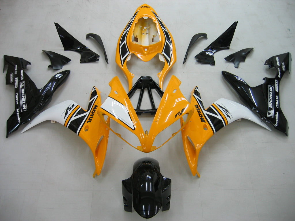 2004-2006 YZF 1000 R1 gele carrosseriekuip ABS spuitgegoten kunststoffen set algemeen