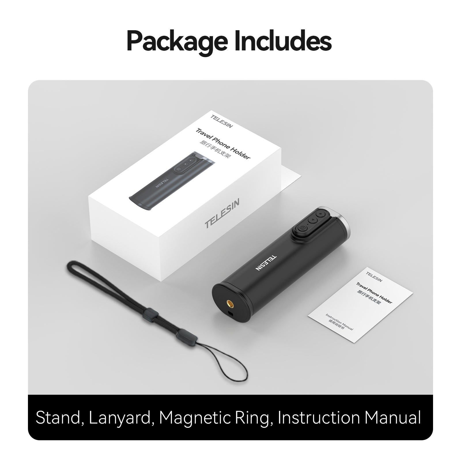 Travel Photography Mobile Phone Holder Remote Control Short Video Lazy Holder