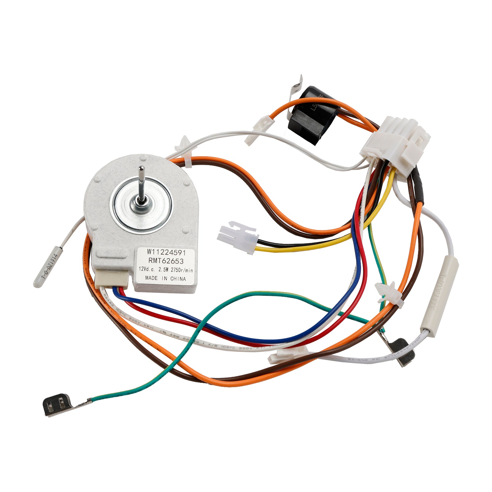 W11224591W10728111Koelkastverdamperventilatormotor voor Whirlpool-vriezer