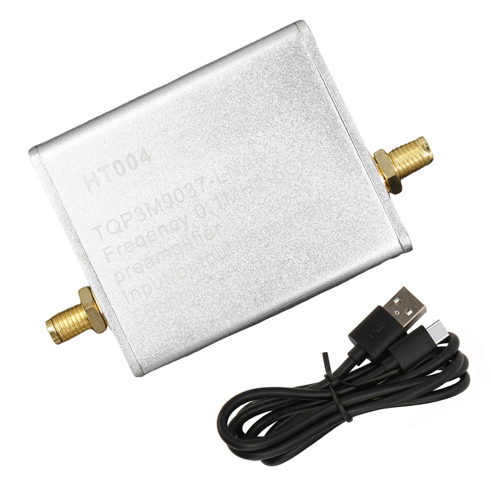 100K-6GHz Full Band Low Noise Versterker 20dB High Gain Power Voorversterker HT004