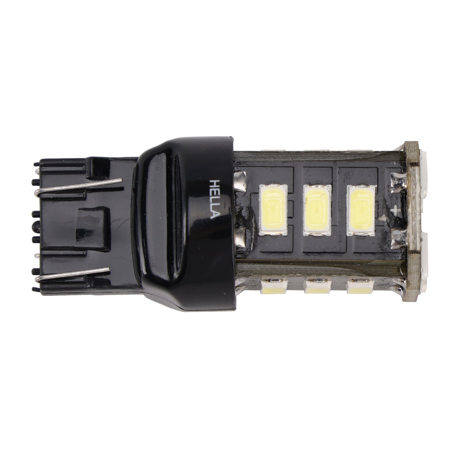 2X For HELLA LED Retrofit 7443W Wedge T5 12V 3W W21/5W 6000K