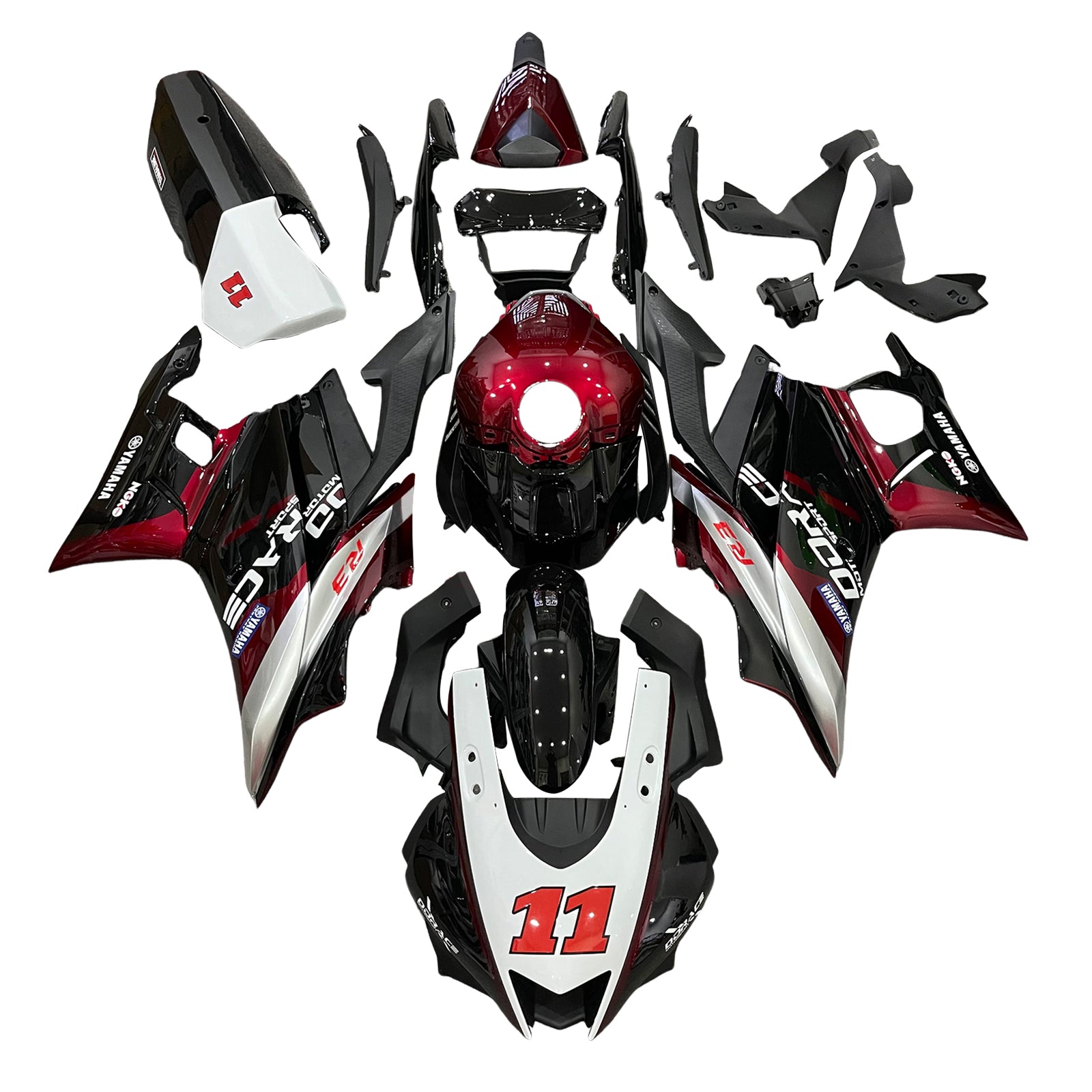 2022-2023 Yamaha YZF-R3 R25 Injection Fairing Kit Bodywork Plastic ABS