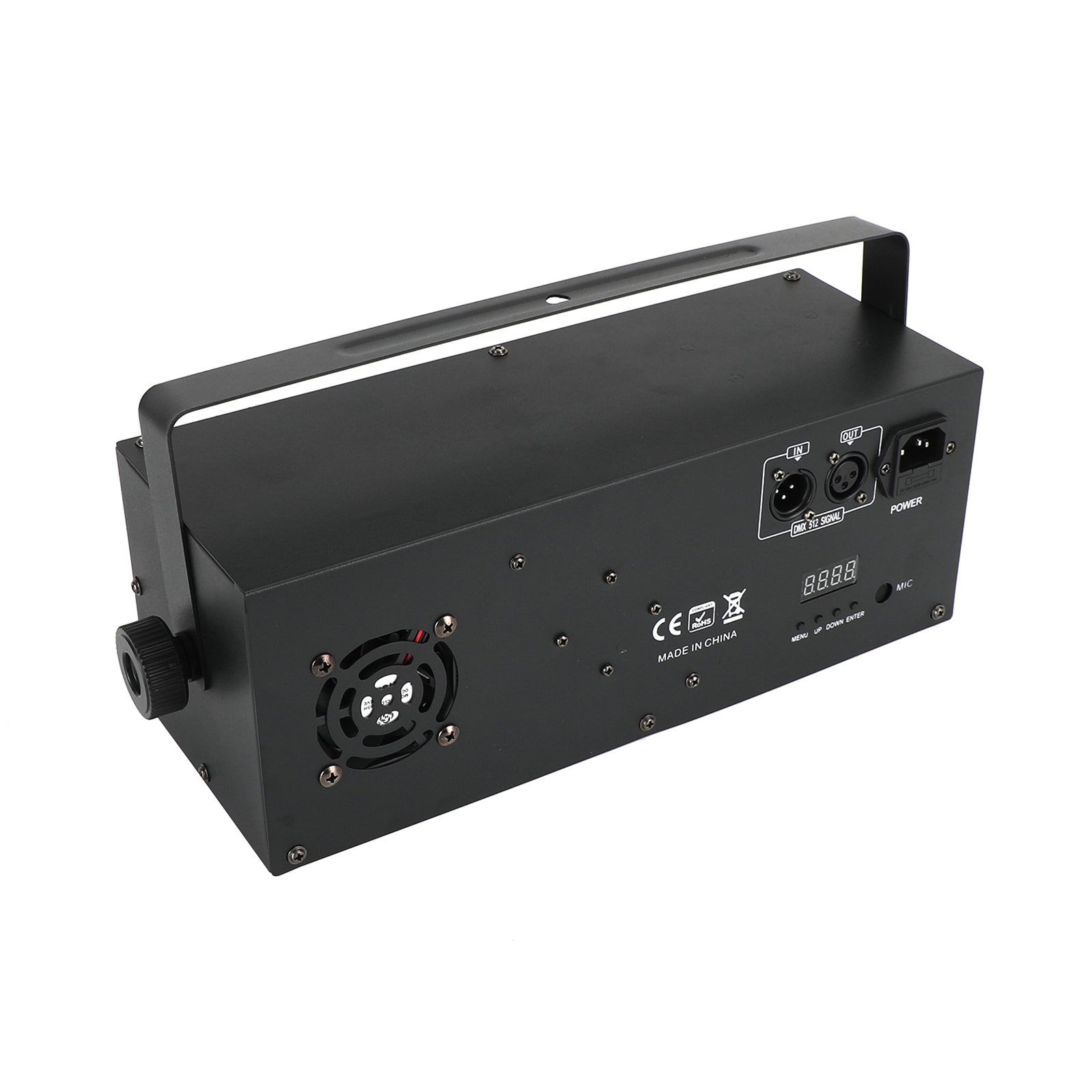 Lumières stroboscopiques à motif RGBW 4 en 1 80W, lumière de scène LED DMX DJ Disco Party + télécommande