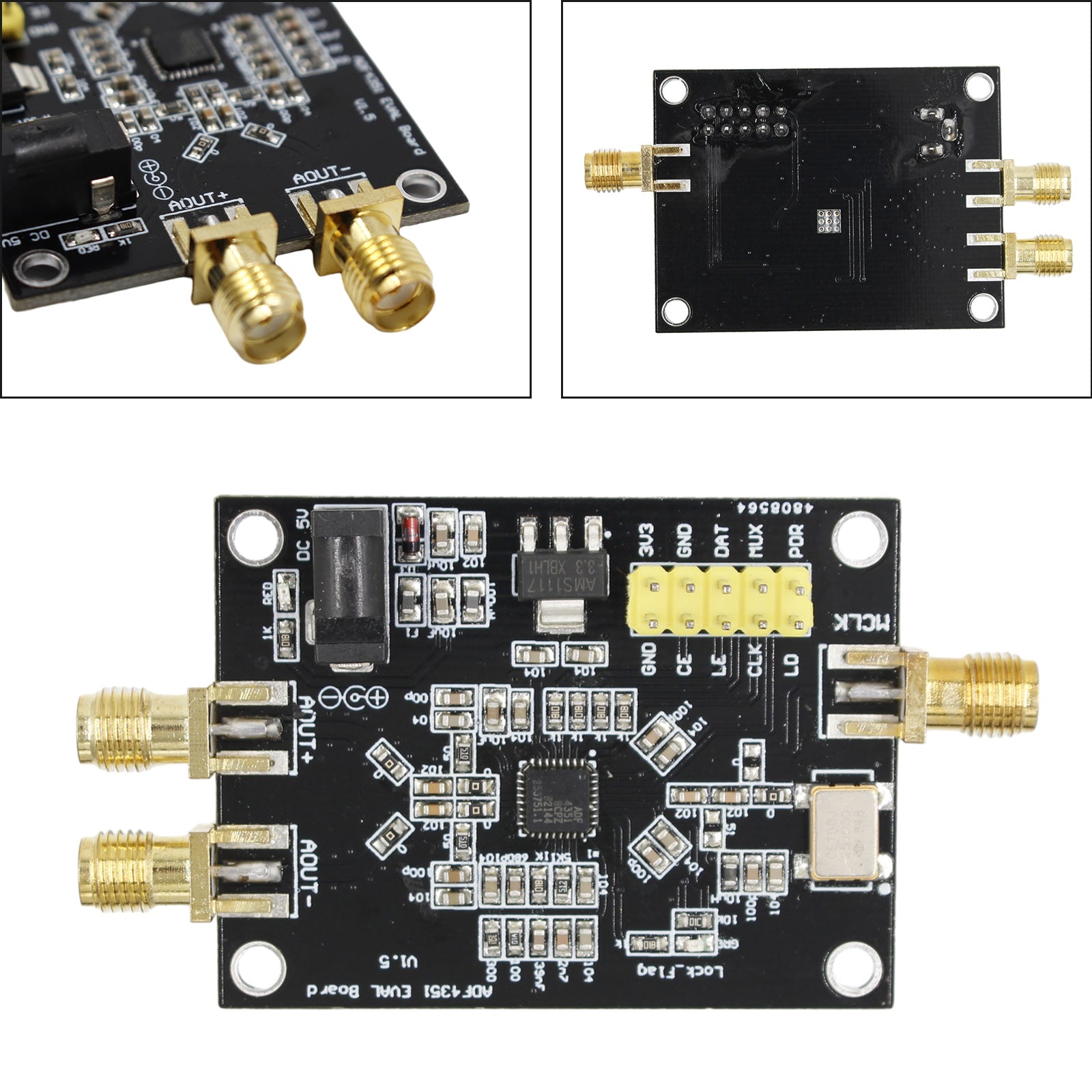 ADF4351 Ontwikkelingsbord 35M-4400M RF-signaalbron Fase-vergrendelde lusmodule