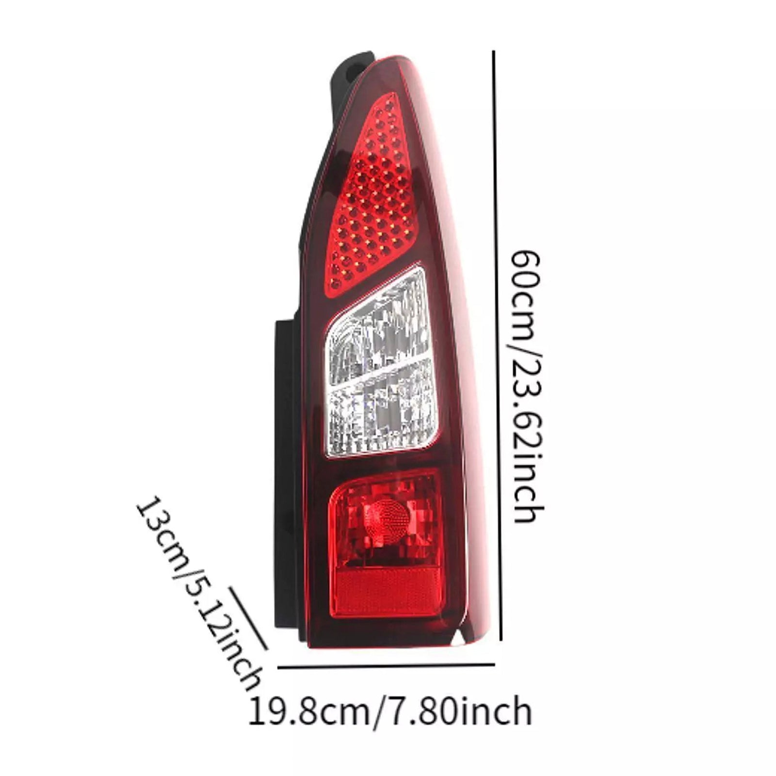 2012-2018 Peugeot Partner Mk2 Van (Rear Vertica Door Models) Right Tail Rear Light Assembly 9677205080