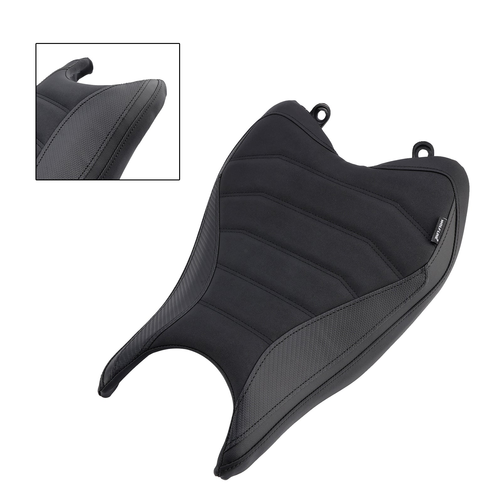 2024-2025 Triumph Daytona 660 Asiento delantero Raider Cojín del conductor Parte superior de poliuretano