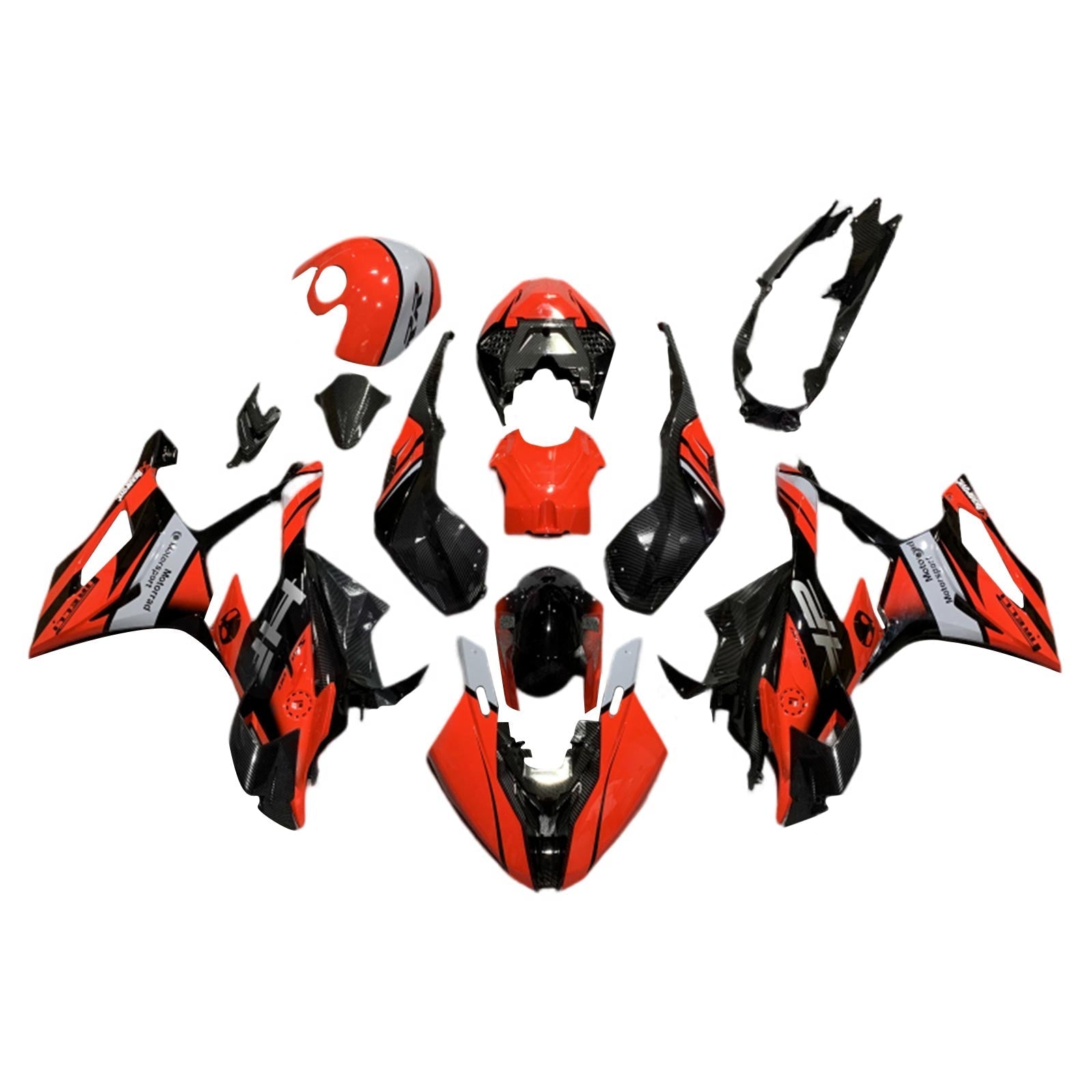 2019-2022 BMW M1000RR S1000RR Kit de carénage carrosserie plastique ABS