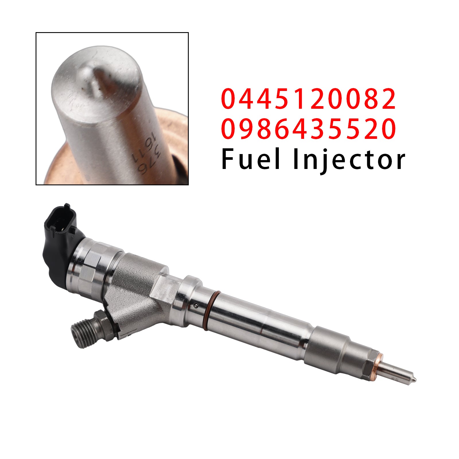 2007-2010 For GMC Chevy SIERRA 2500 HD 6.6L 1PCS Fuel Injector 0986435520