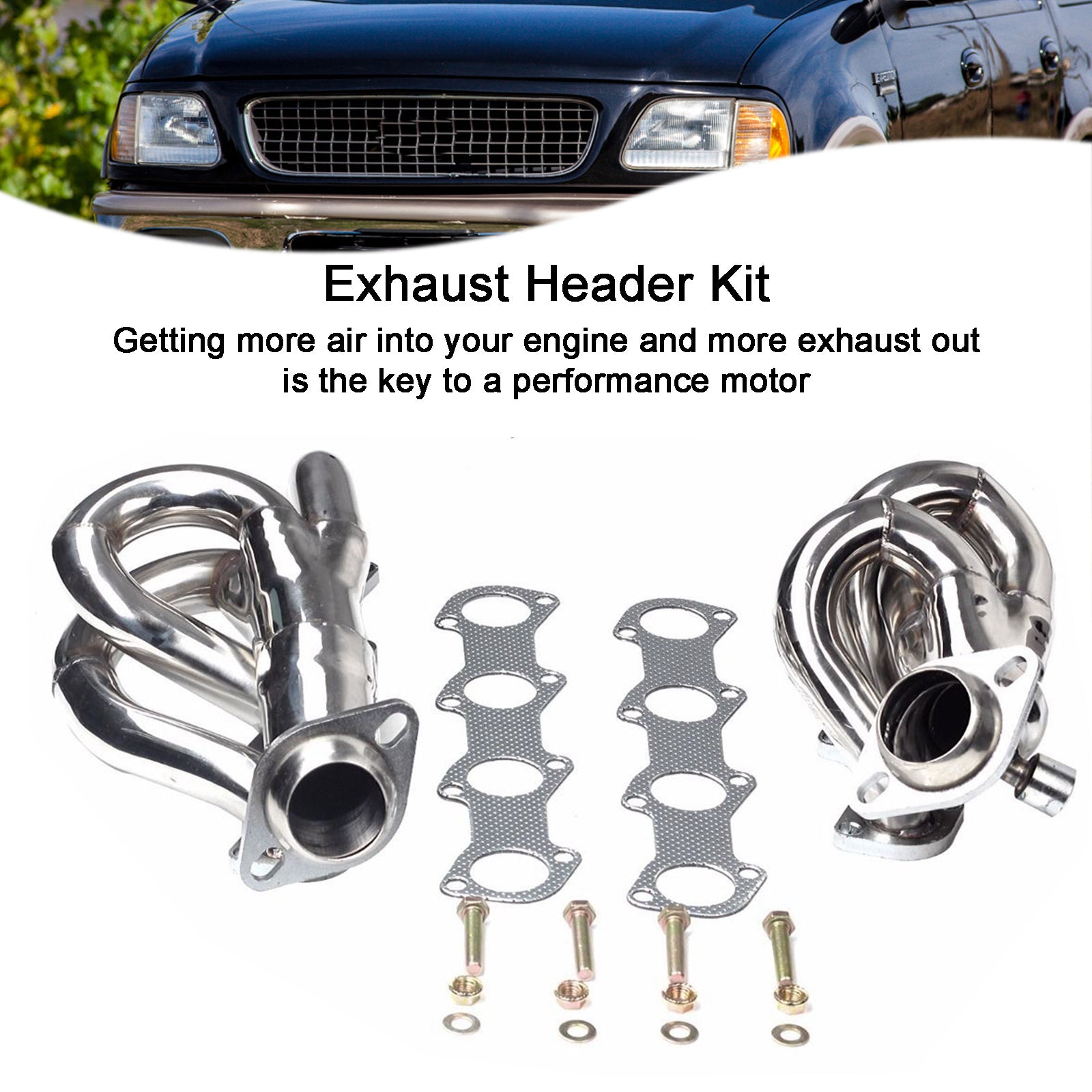 Túrka s krátkym výfukovým rozvodom potrubia Ford Expedition 1997-2002 Fit F150