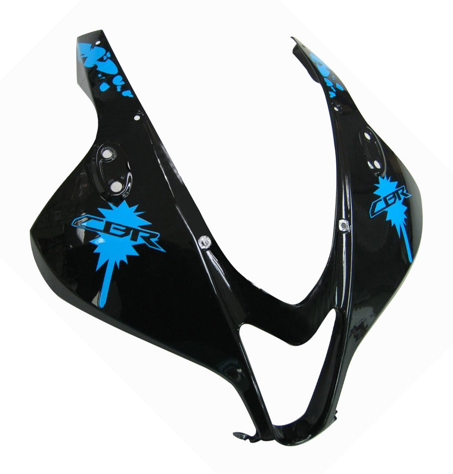 2009-2012 Honda CBR 600 RR Wit Zwart Blauw Munt RR Racing Stroomlijnkappen Generiek