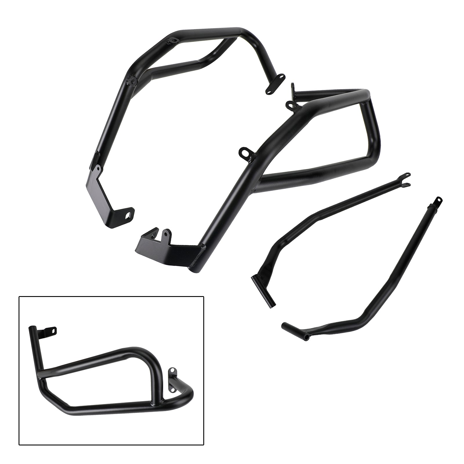 Engine Protection Guard Crash Bar Upper Lower Fits For Honda Crf250 Rally 17-20