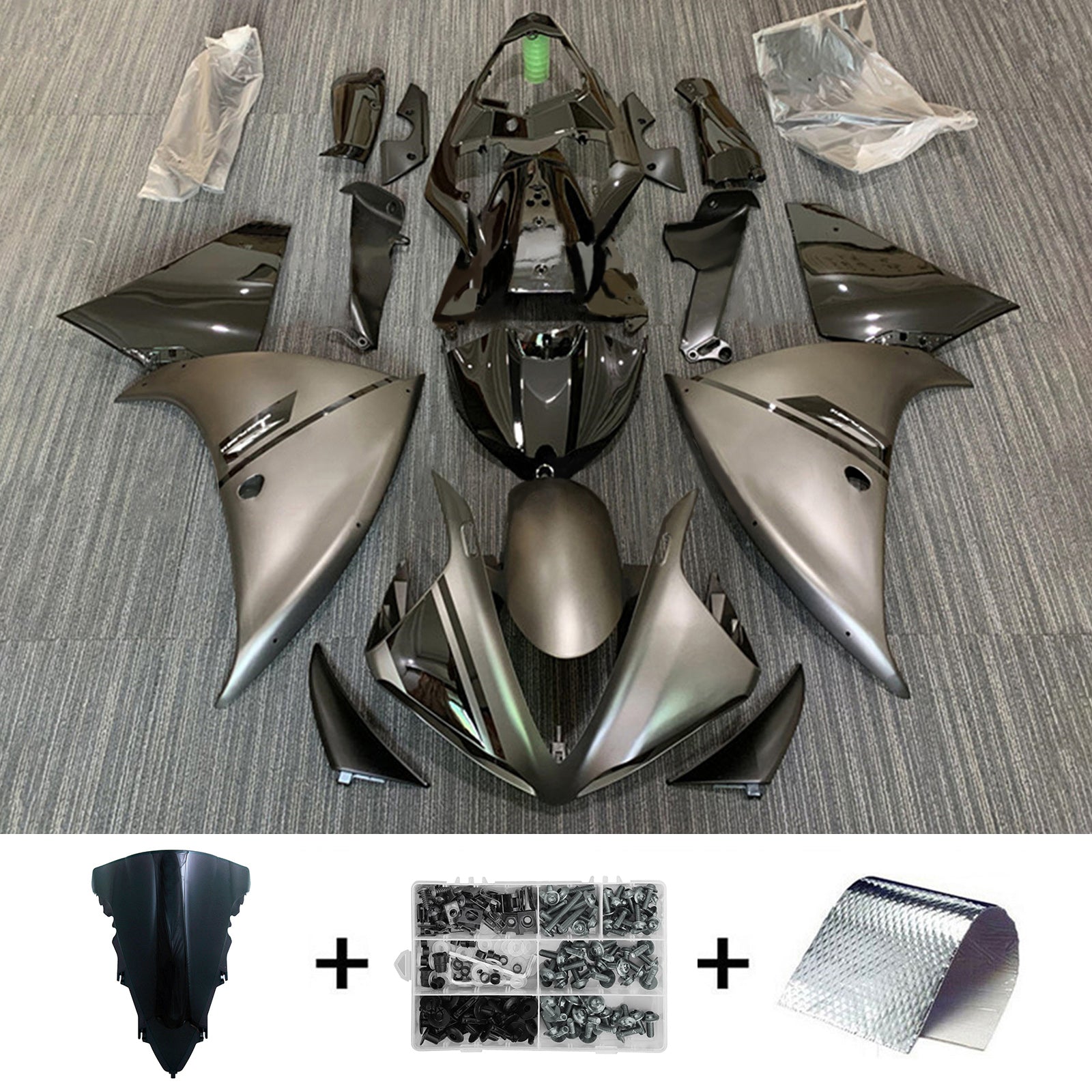 2012-2014 Yamaha YZF-R1 Injection Fairing Kit Bodywork Plastic ABS