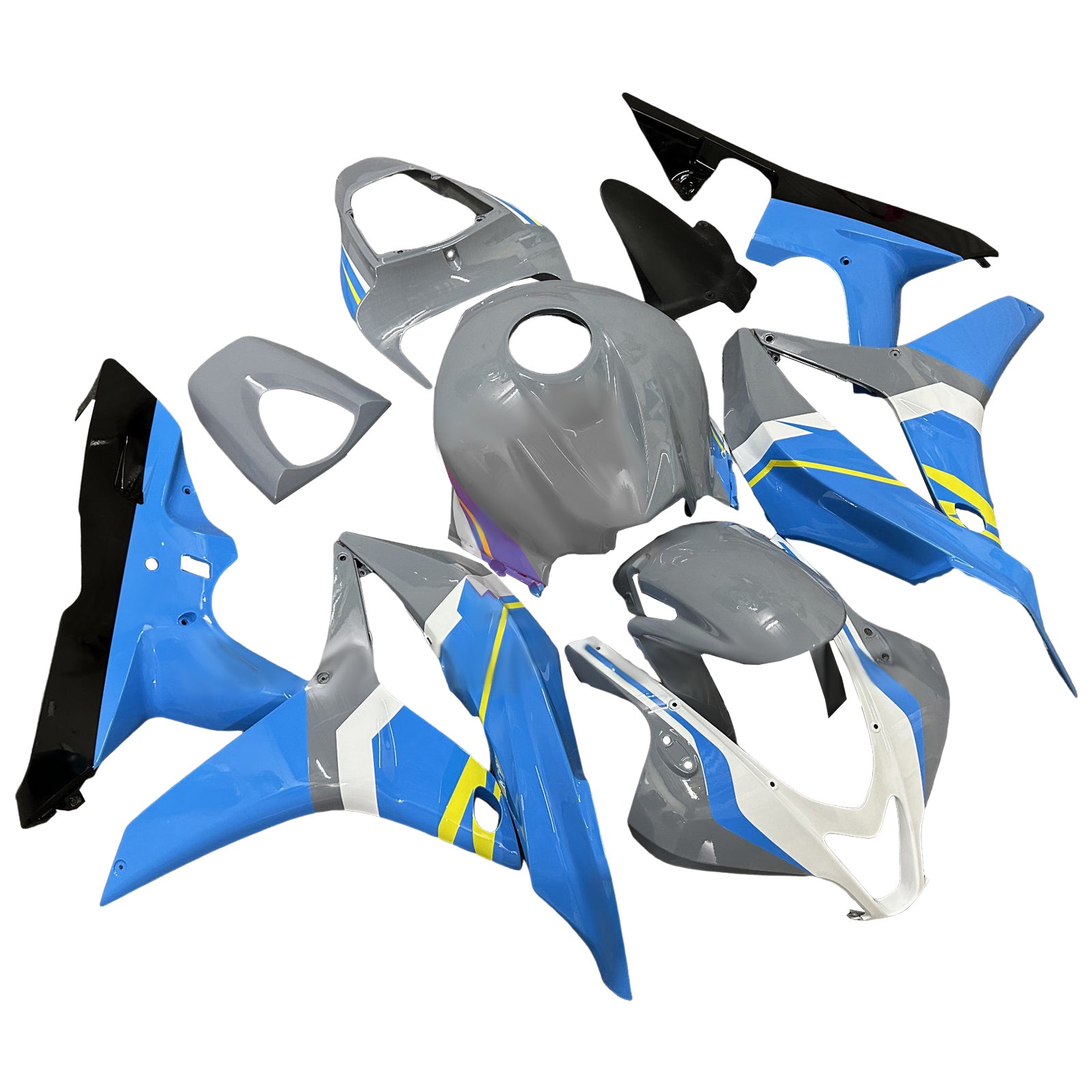 Injectiekuipset carrosserie kunststof ABS voor Honda CBR600RR 2007-2008 F5