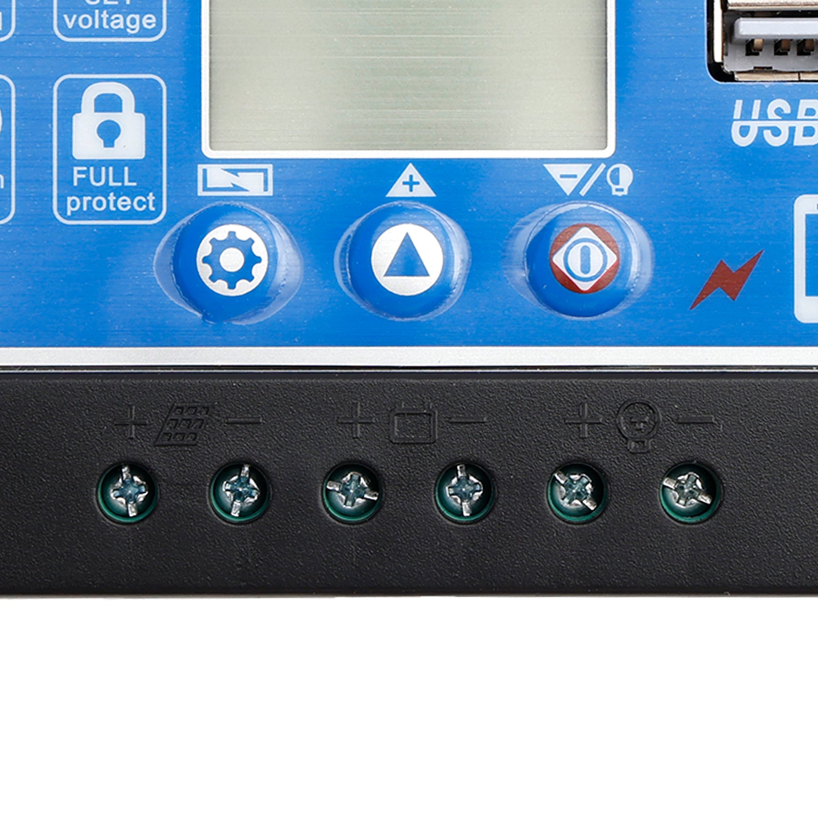 12V-60V PWM Solar Controller Weergave huidige zonne-straatverlichting Controle 0V Start