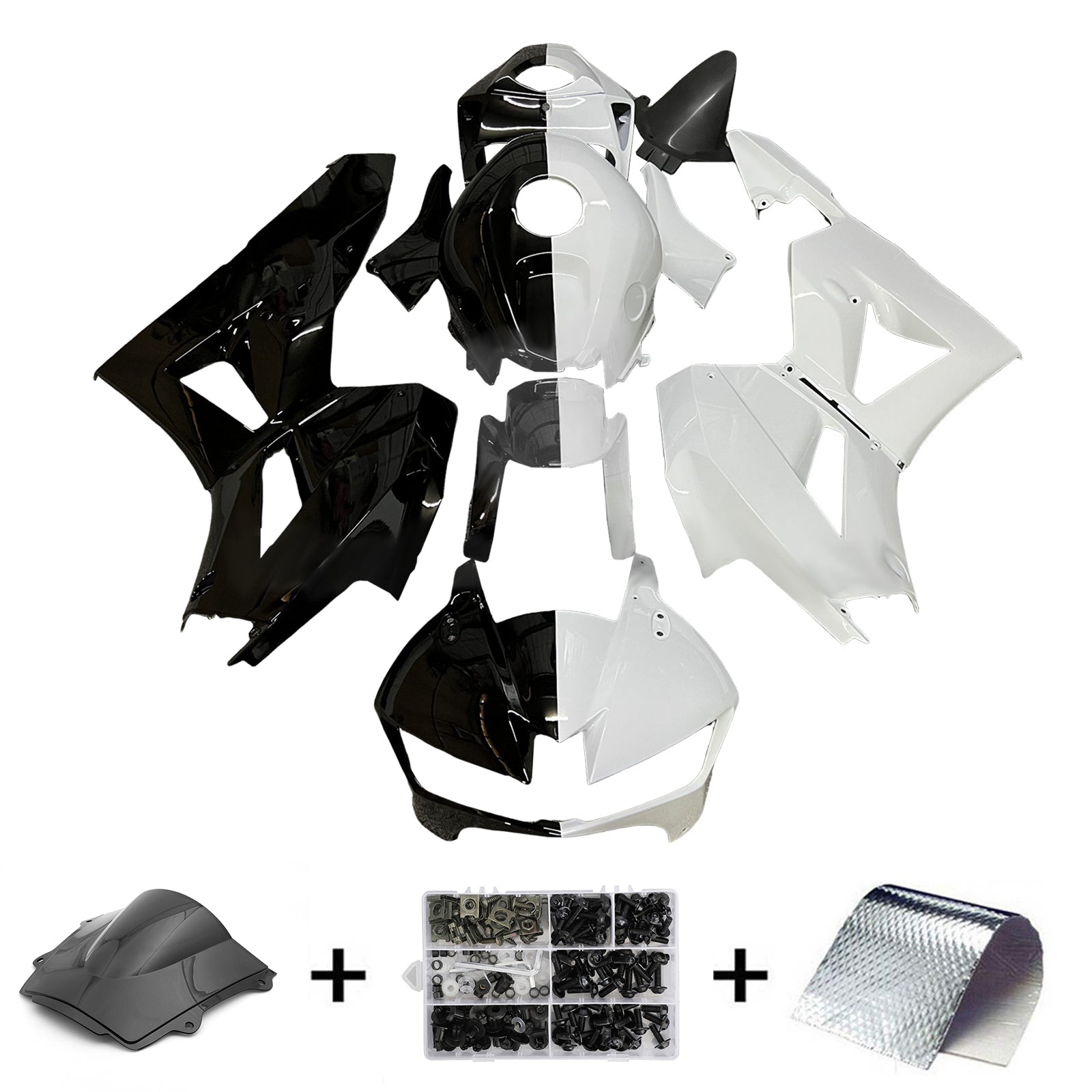 Injektionssats Kit Bodywork Plastic ABS för Honda CBR600RR 2013-2023 F5