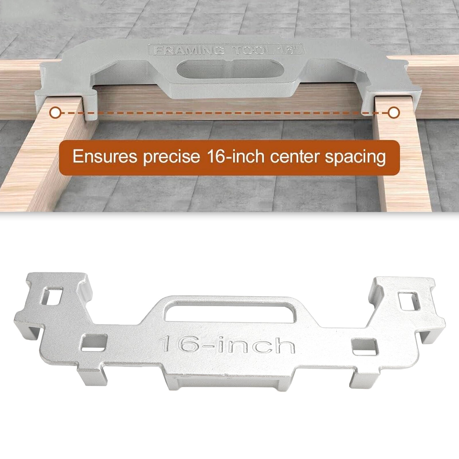 Stud Tool Frame Precisie Layout Inch 16/16/24 Muur On-Center Tools Master