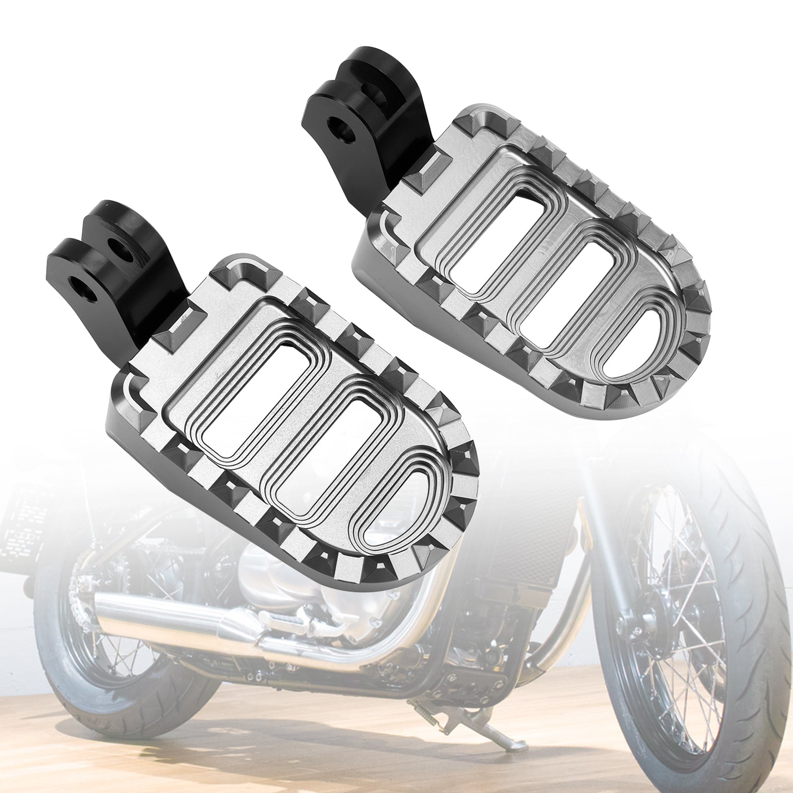 Repose-pieds avant adaptés à Bonneville T100 T120 2016 – 2022