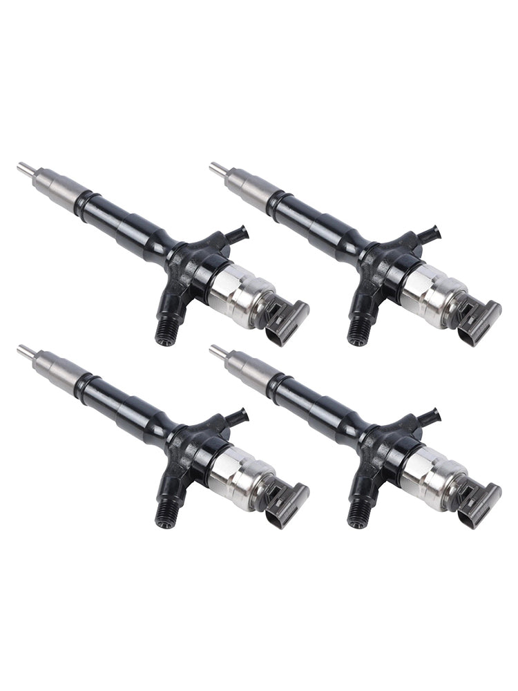 For Toyota Hilux Hiace 2KD-FTV 2.5L Engine 4PCS Fuel Injector 095000-8530