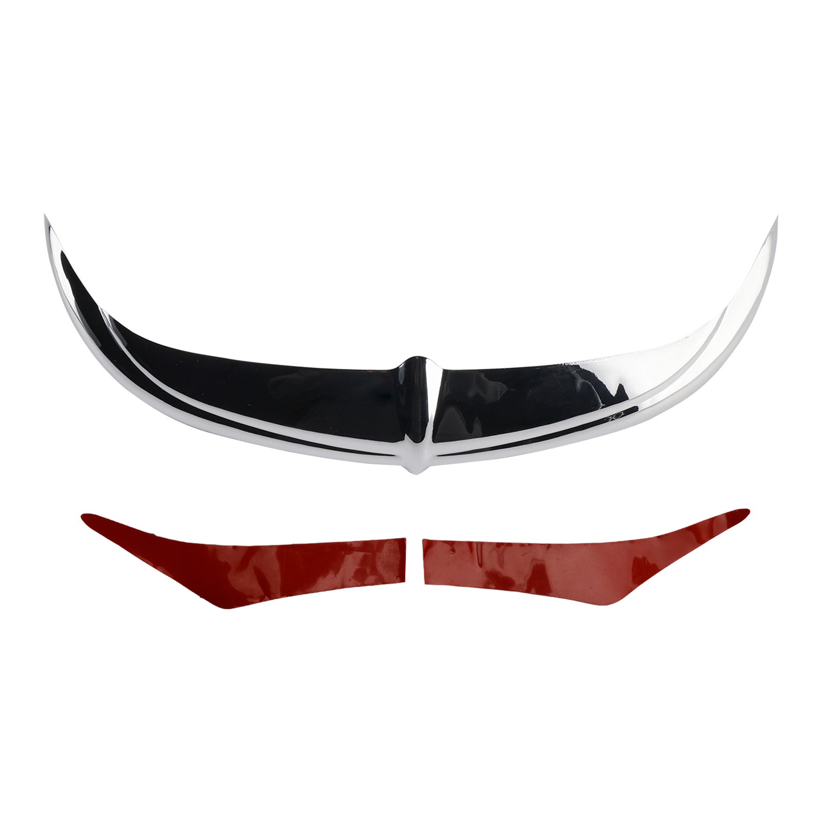 Bat Brow Batwing Fairing Accent Trim For Electra Street Glides Trikes 96-13