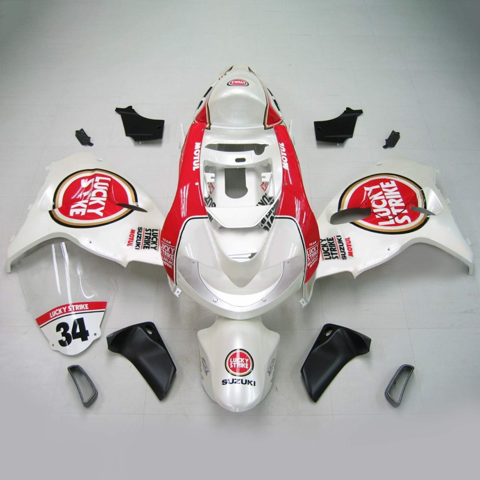 1998-2003 Suzuki TL1000R amotopart vstrekovacia kapotážová súprava karosérií Plast ABS #131