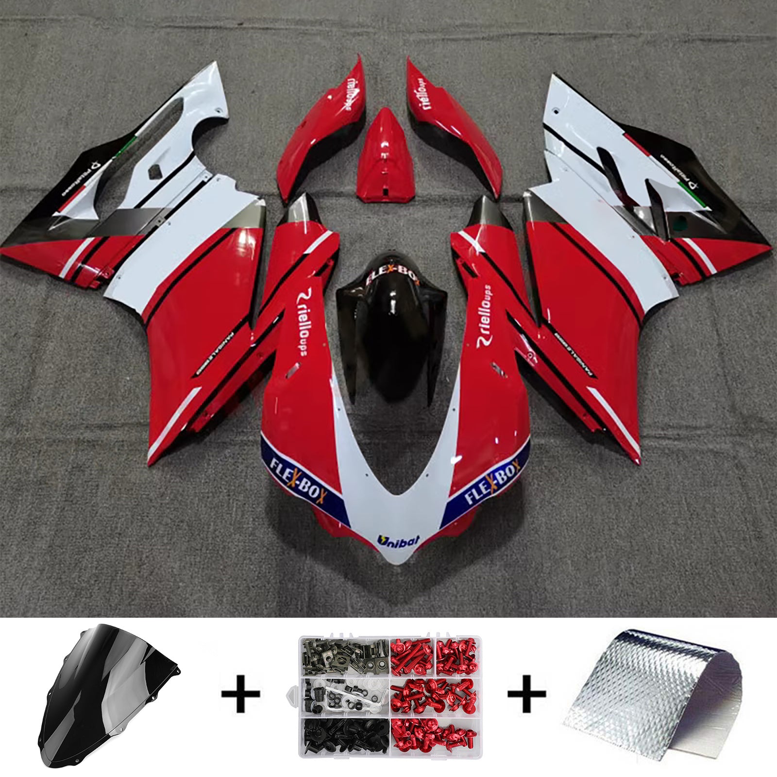 2015-2020 Ducati 1299 Injection Fairing Kit Bodywork Plastic ABS