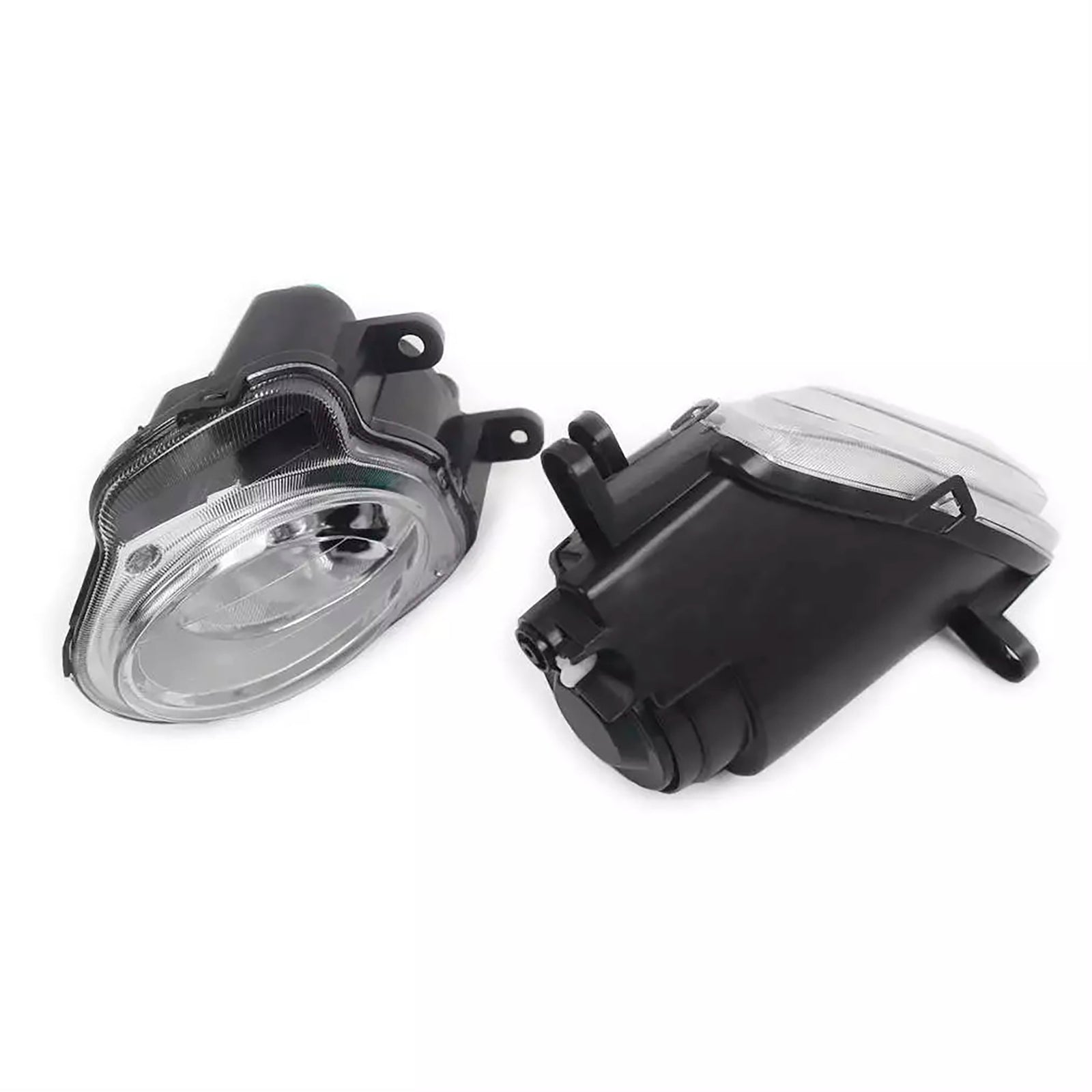 Left+Right High Beam Headlight Headlamp For Fiat 500 Hatchback 2008-2015