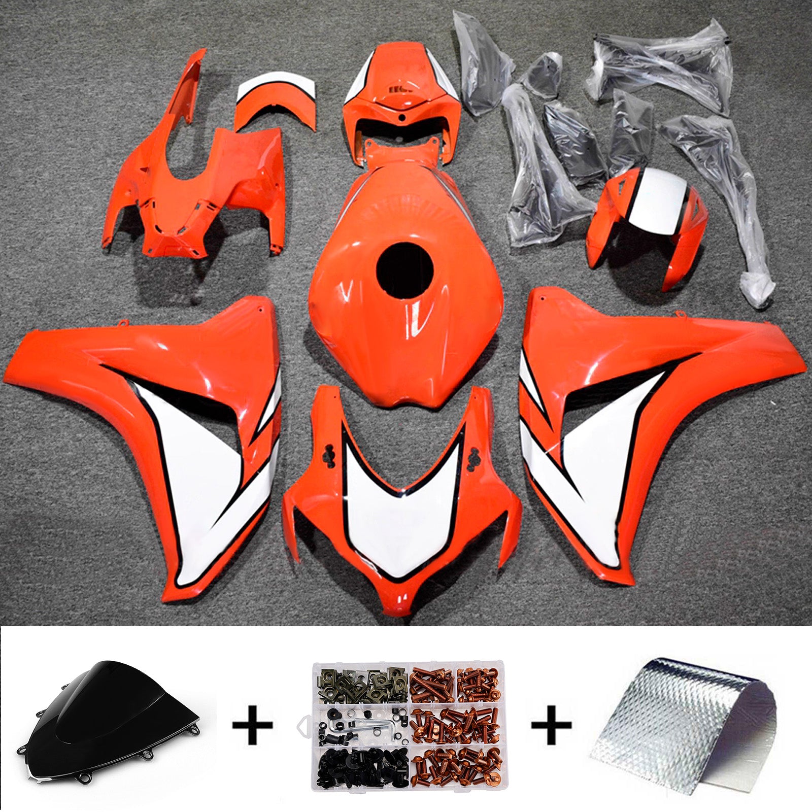 Injection Fairing Kit Bodywork Plastic ABS For Honda CBR1000RR 2008-2011