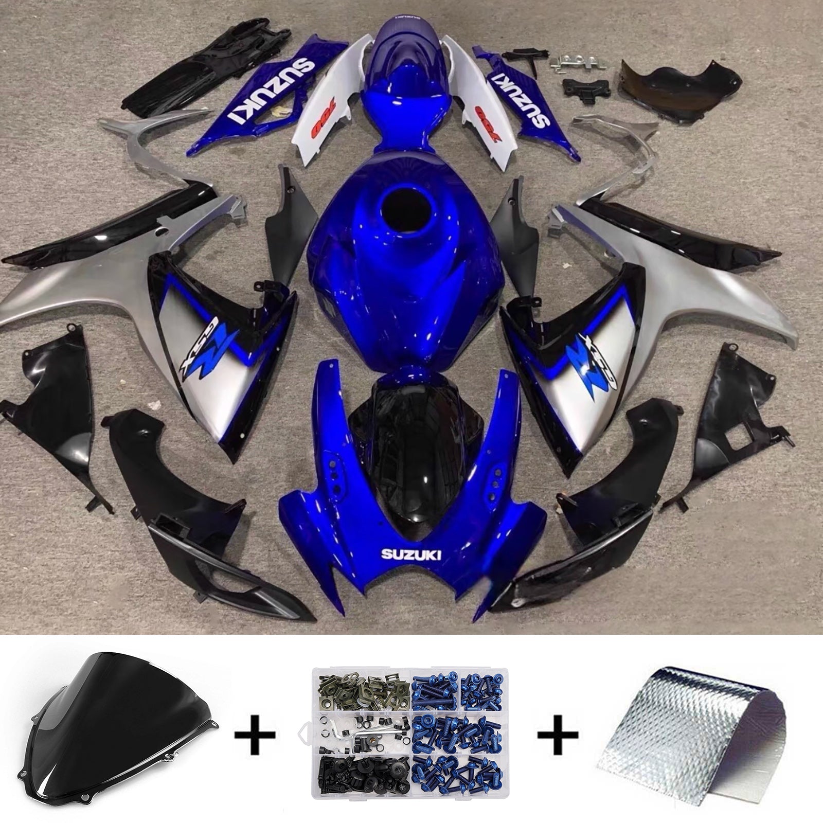 Injection Fairing Kit Bodywork Plastic ABS For Suzuki GSXR 600/750 2006-2007 K6