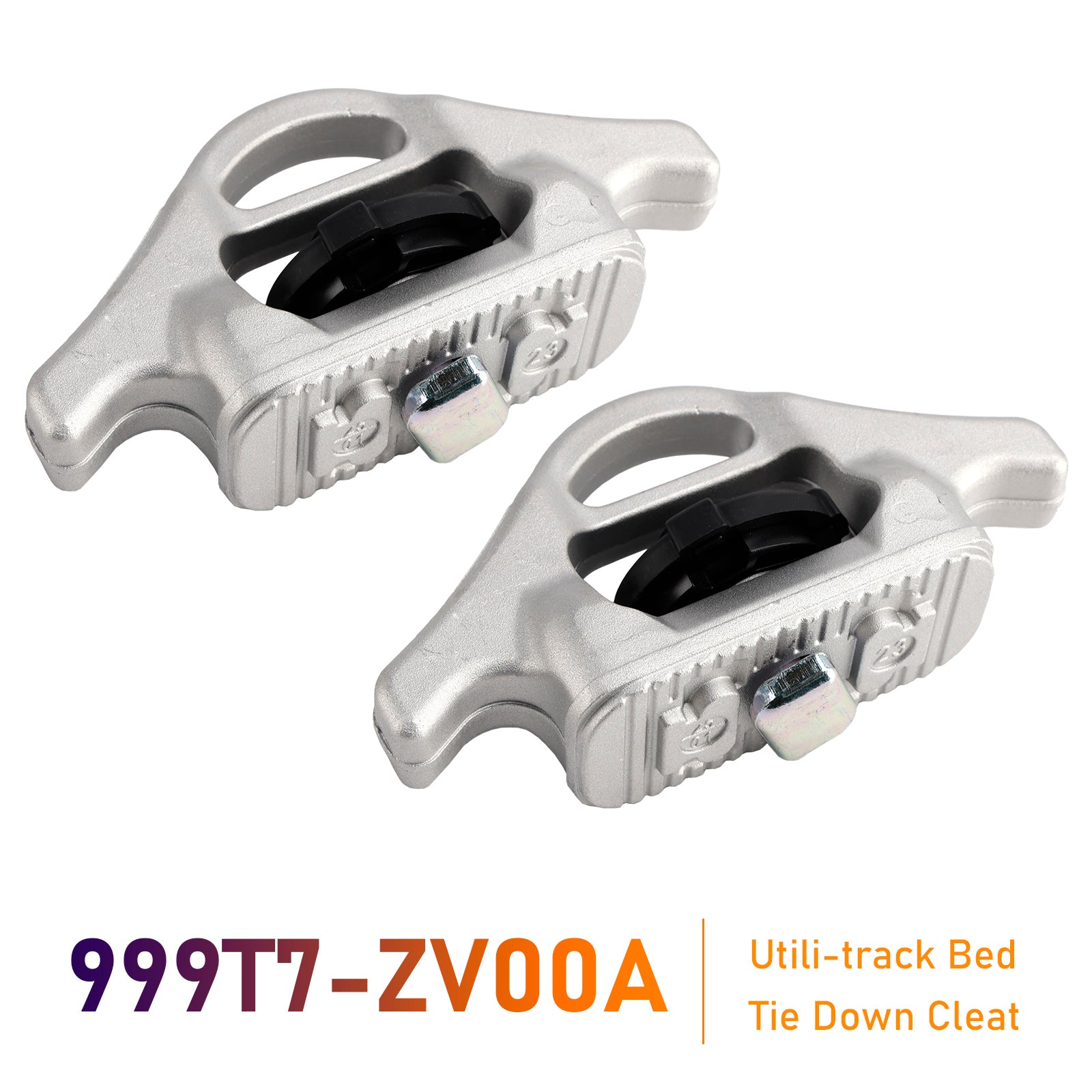 2 st Utili-track sängfäste 999T7-ZV00A för Nissan Frontier 2005-2025