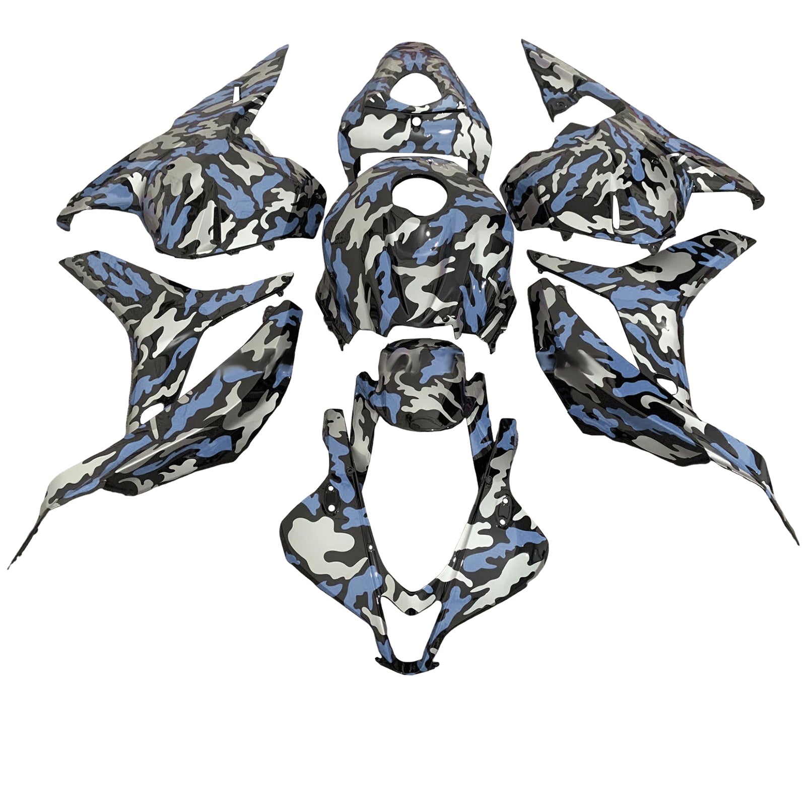 Injektionsmässa Kit Bodywork Plastic ABS för Honda CBR600RR 2009-2012 F5