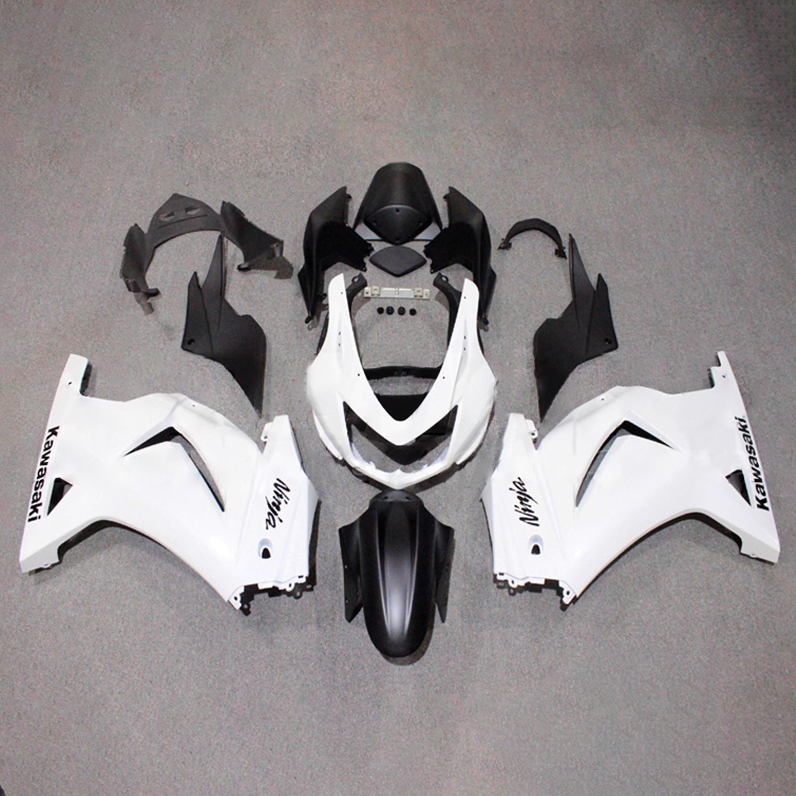 Kit carena iniezione carrozzeria in plastica ABS adatta per Kawasaki EX250 Ninja250R 2008-2012
