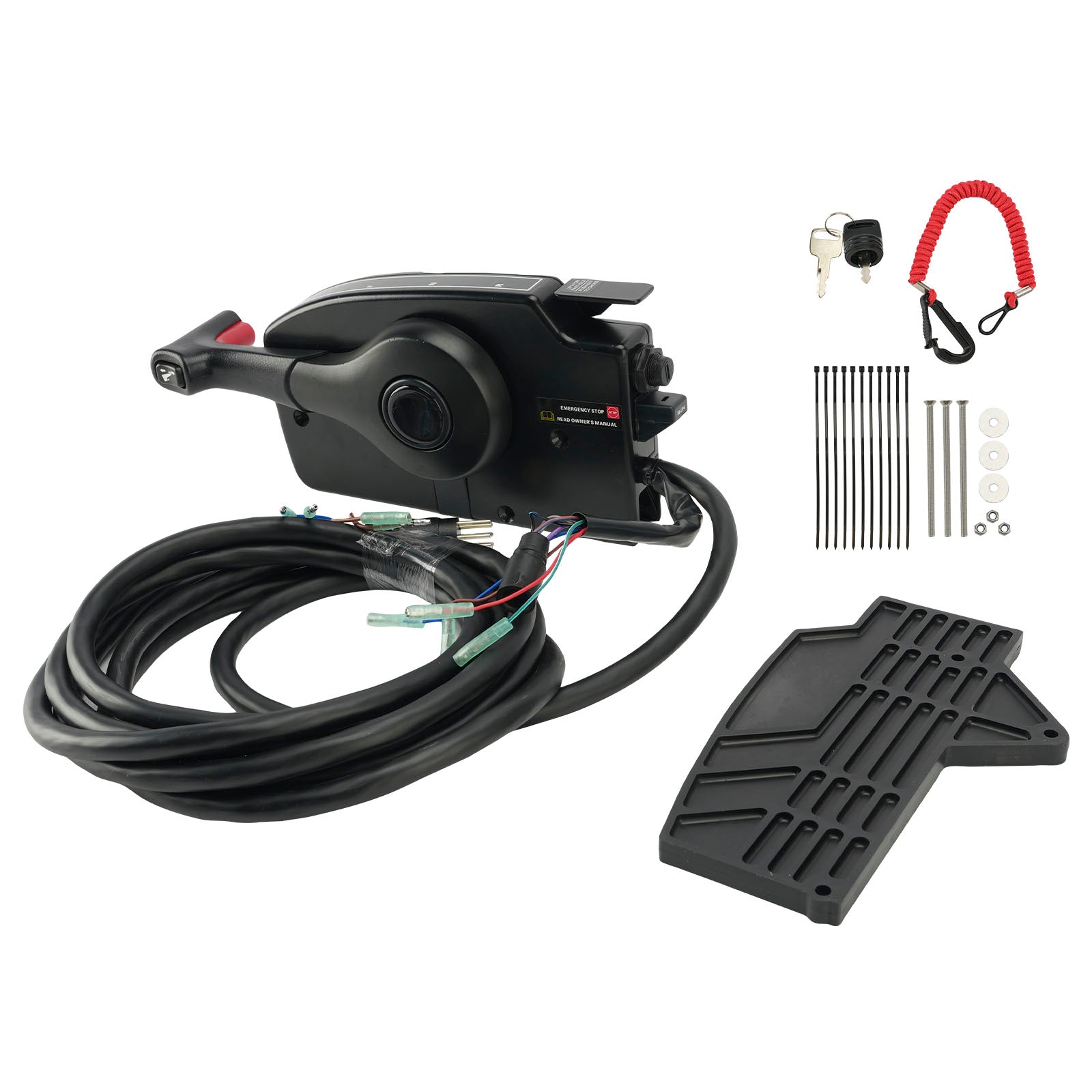 Remote Control Box 881170A15 for Mercury Outboard Side Mount Trim Tilt 8 Pin