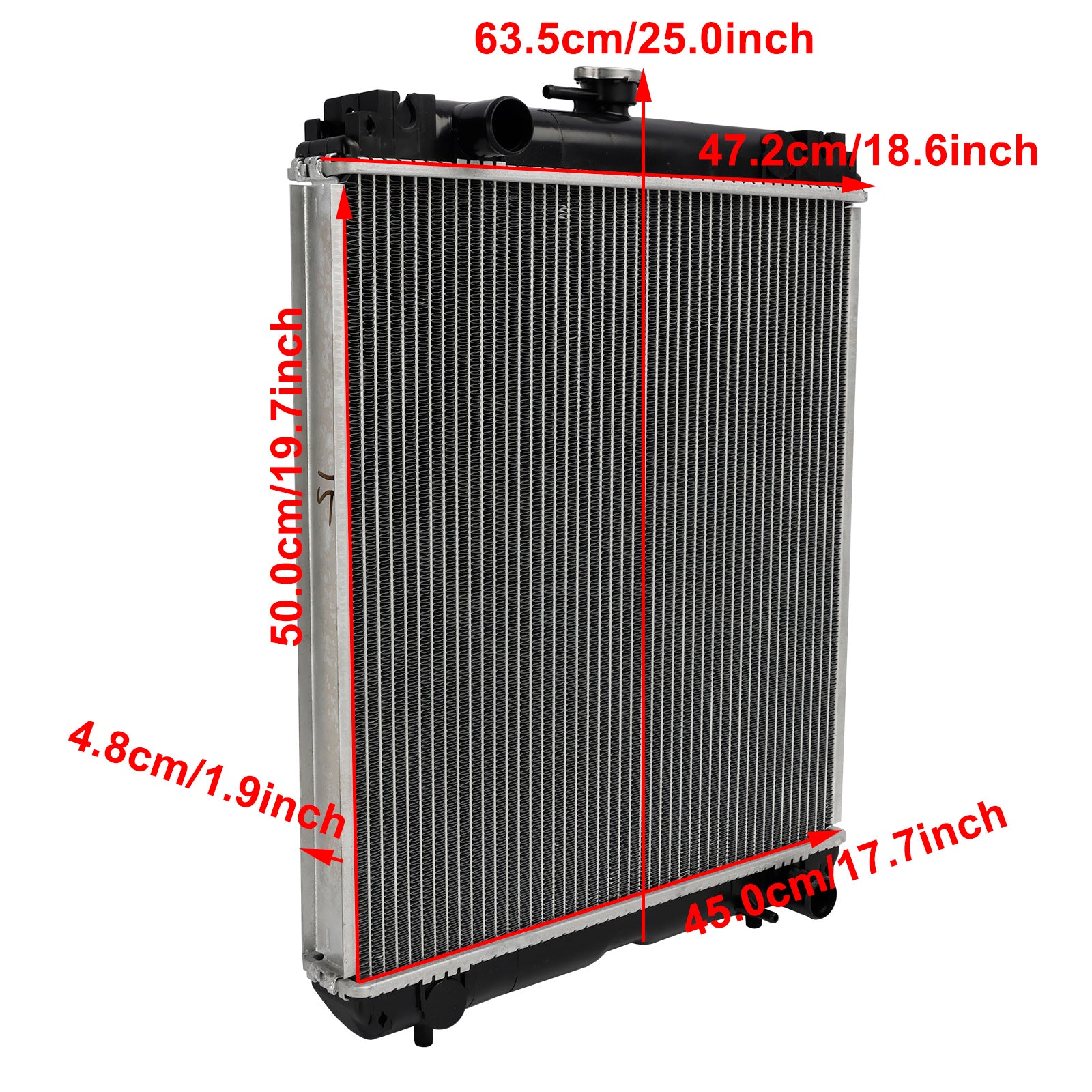 Radiateur d'excavatrice Kubota KX121-3S KX161-3 U50-3 U45-3ST U45-3 RD411-42300