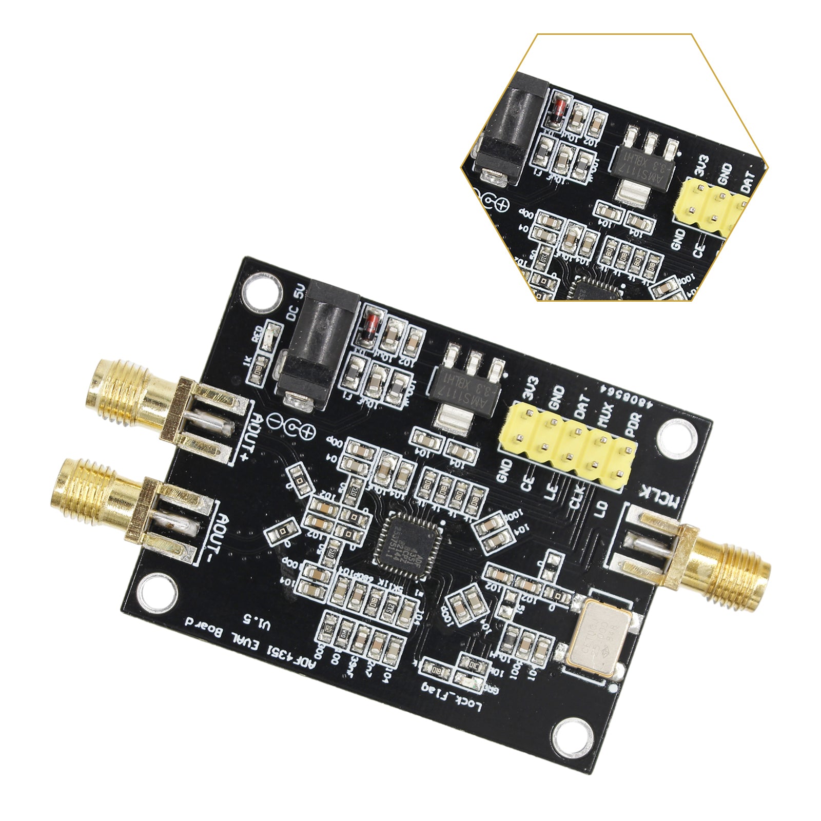 Carte de développement ADF4351, Module de boucle à verrouillage de Phase, Source de Signal RF 35M-4400M