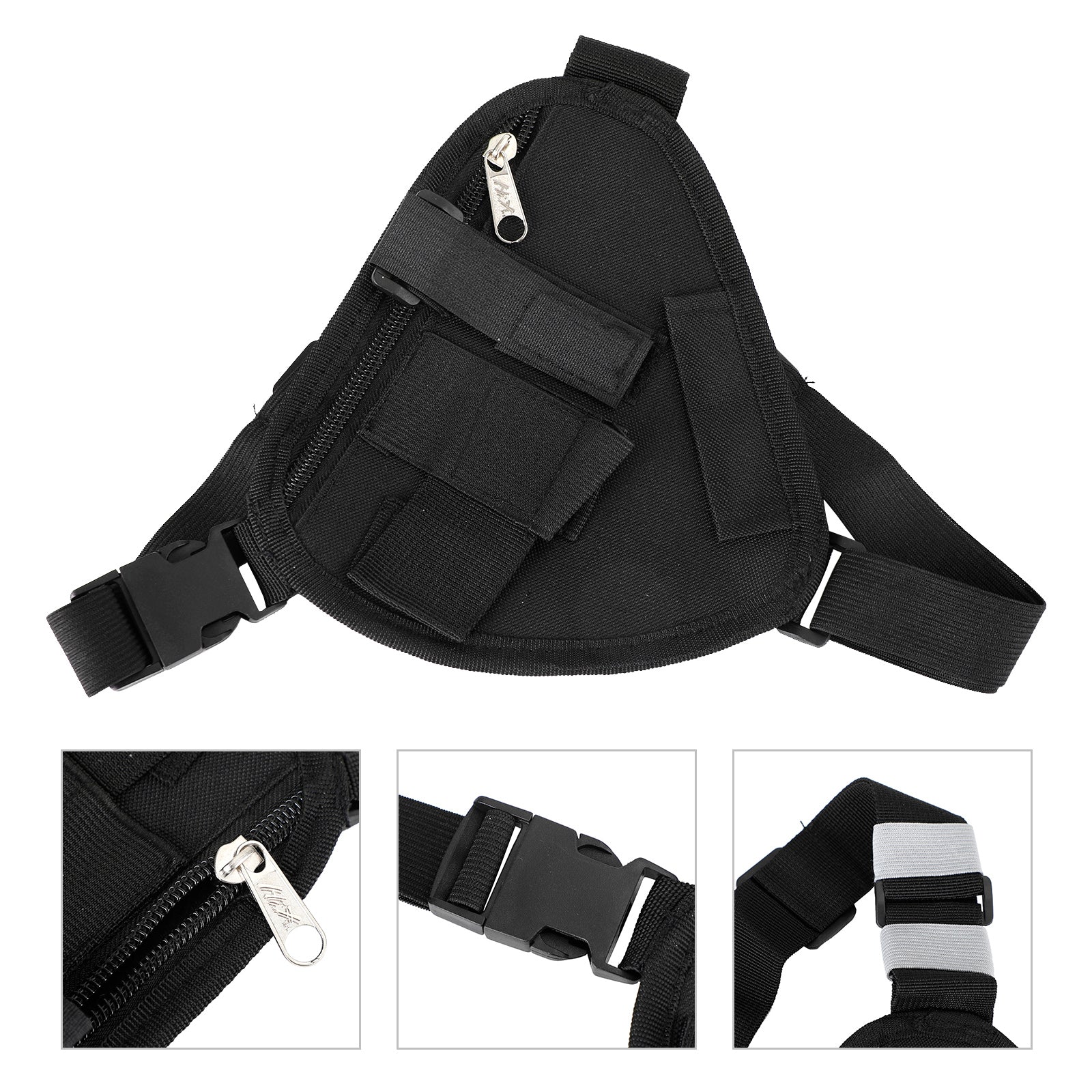 Tactical Multifunctional Triangle Belt Bag for Field Operations Radio Universal