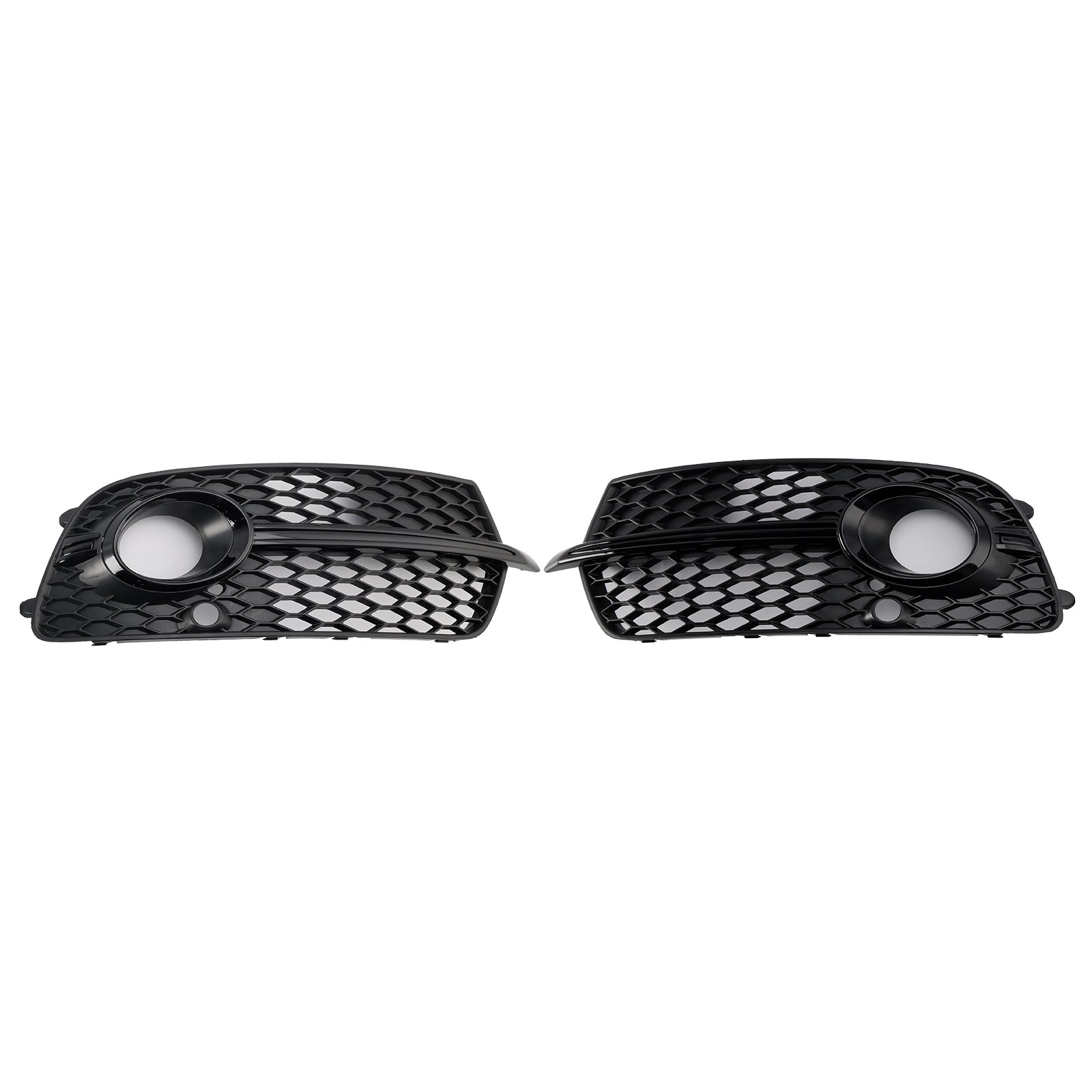 Voorbumper Mistlamp Grill Grille Fit Audi Q5 S-Line SQ5 2013-2017 Zwart