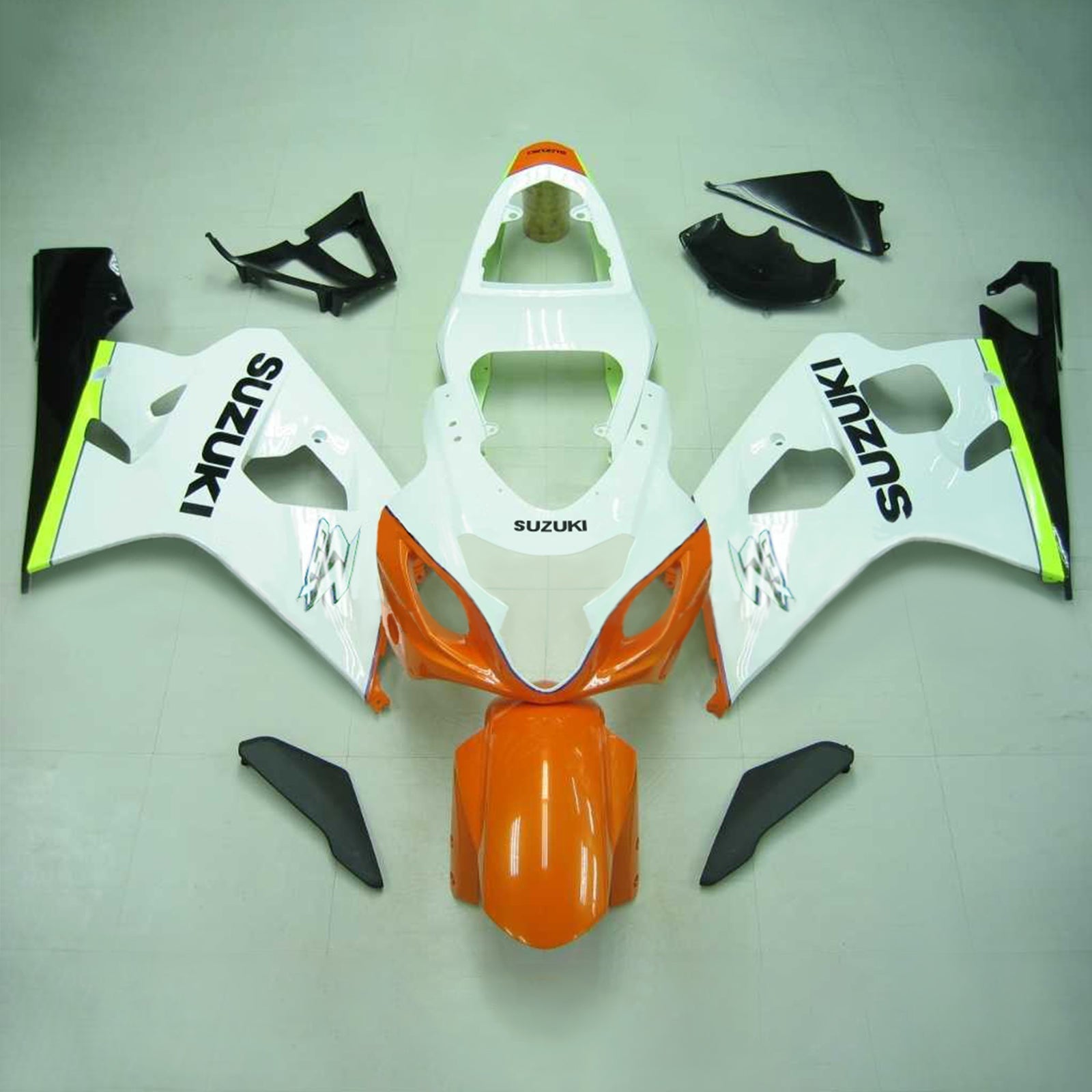 2004-2005 Suzuki GSXR 600/750 K4 Kit de carénage d'injection Bodywork Plastic Abs # 101 Amotopart