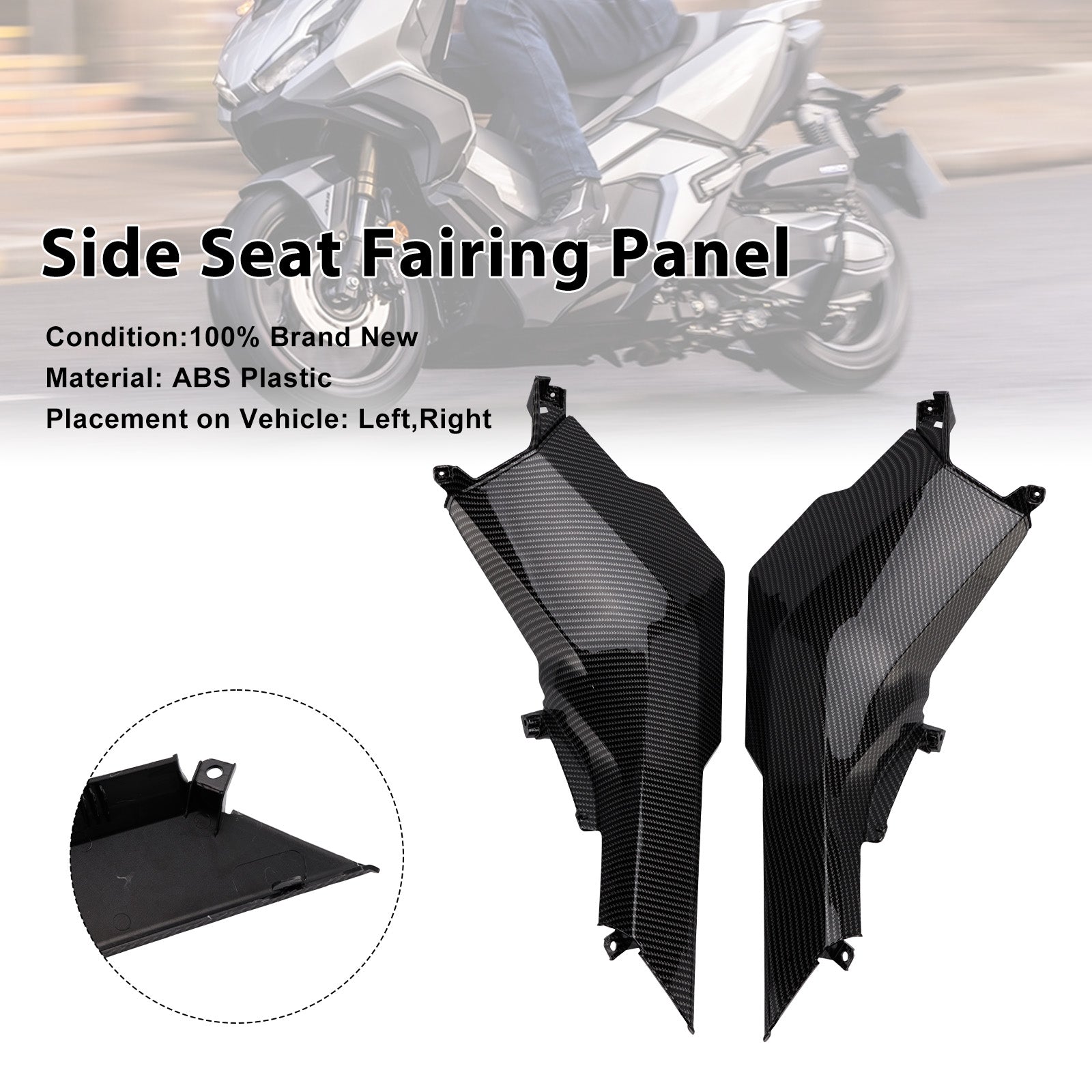 2022-2025 Honda ADV 350 Seat Side Cover Panel Fairing Cowl