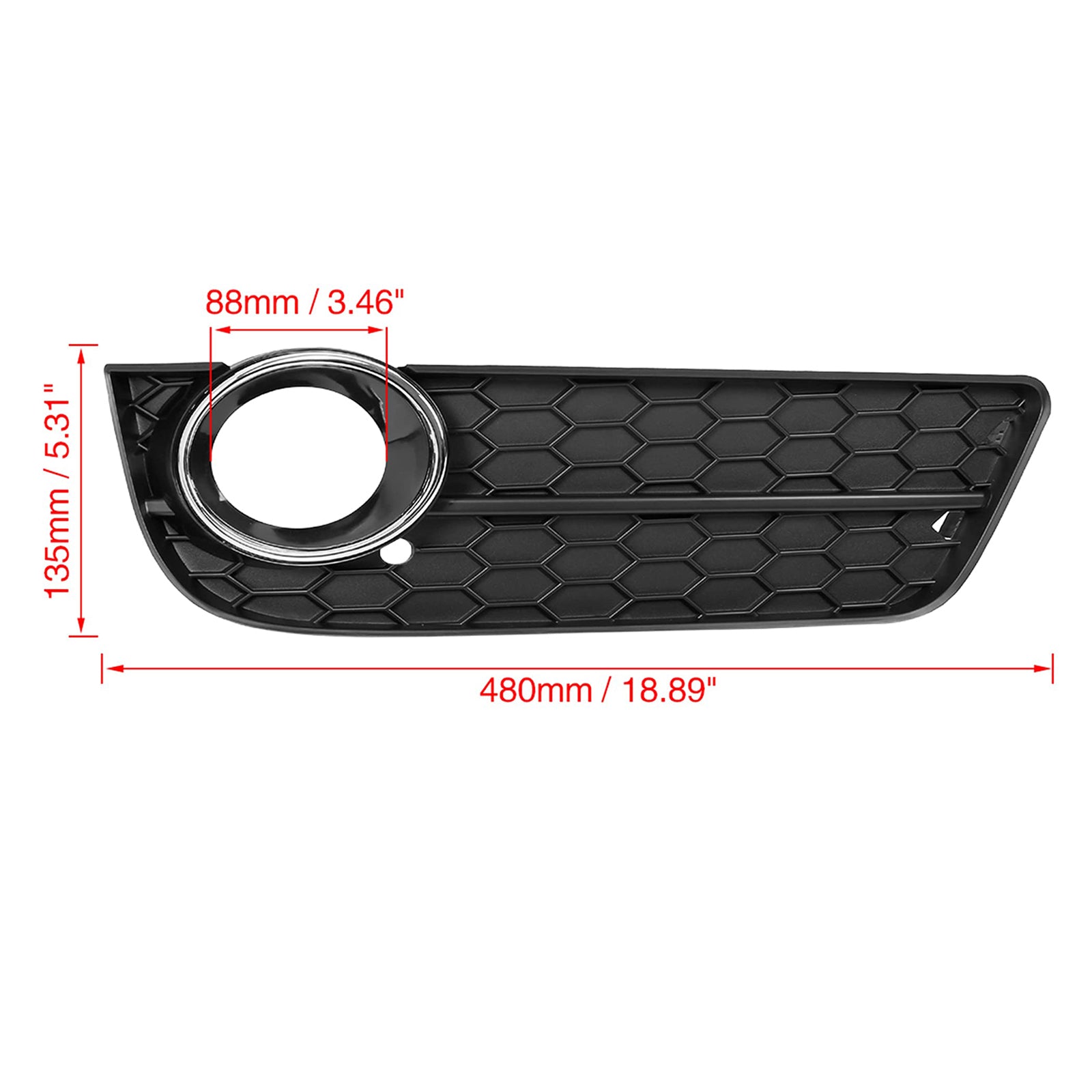 2008-2011 Audi A5 Auto Rechts Mistlamp Grille Cover 8T0 807 682