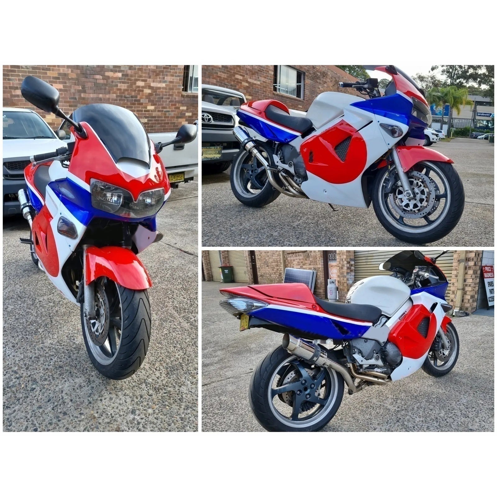 Injection Fairing Kit Bodywork Plastic ABS For Honda VFR800 1998-2001