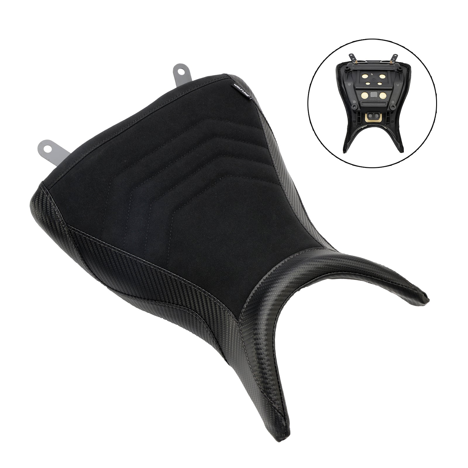 2015-2023 Yamaha Mt-03 Yzf-R3 Asiento delantero del conductor Raider Sillín negro