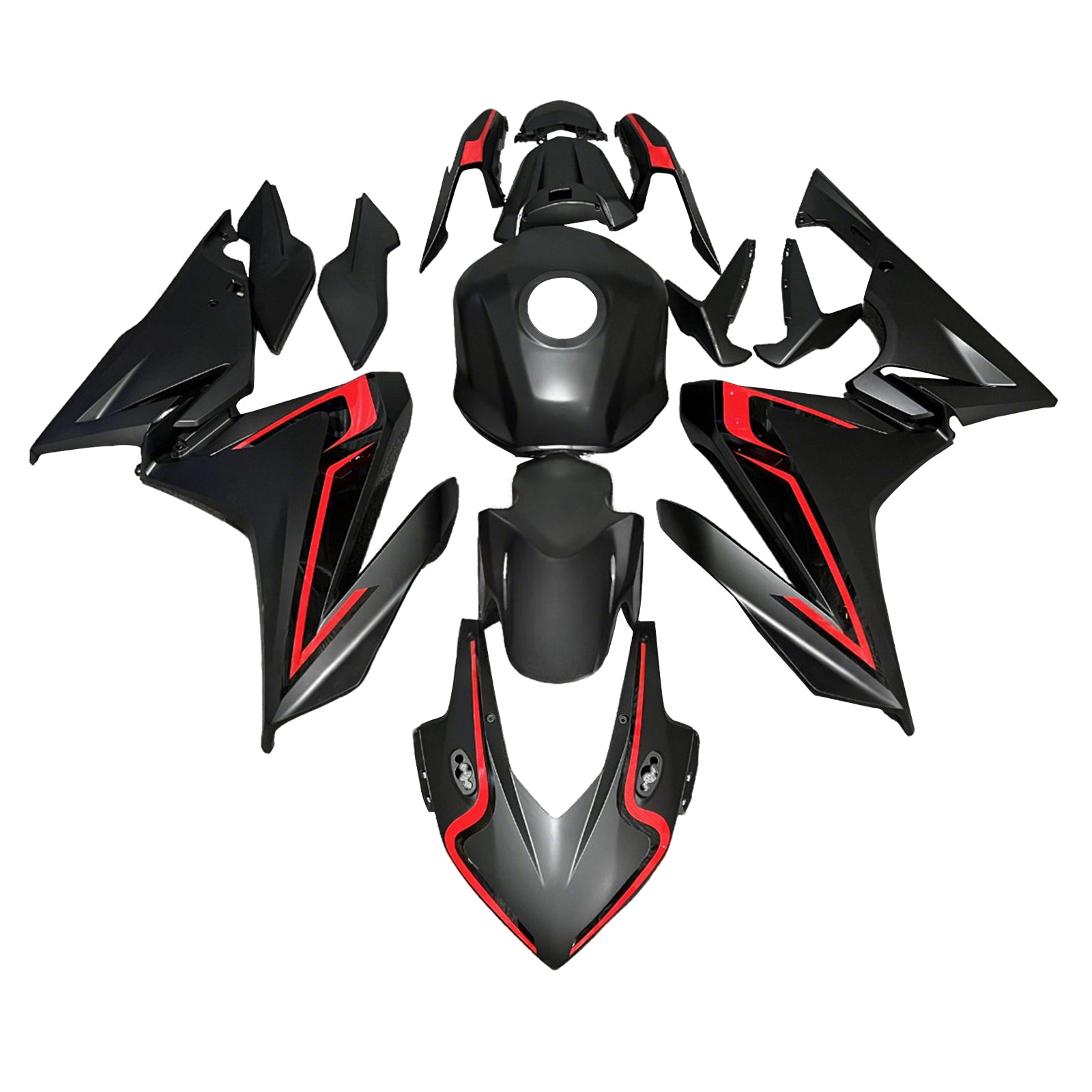 Injektionsmässa Kit Bodywork Plastic ABS för Honda CBR500R 2019-2021