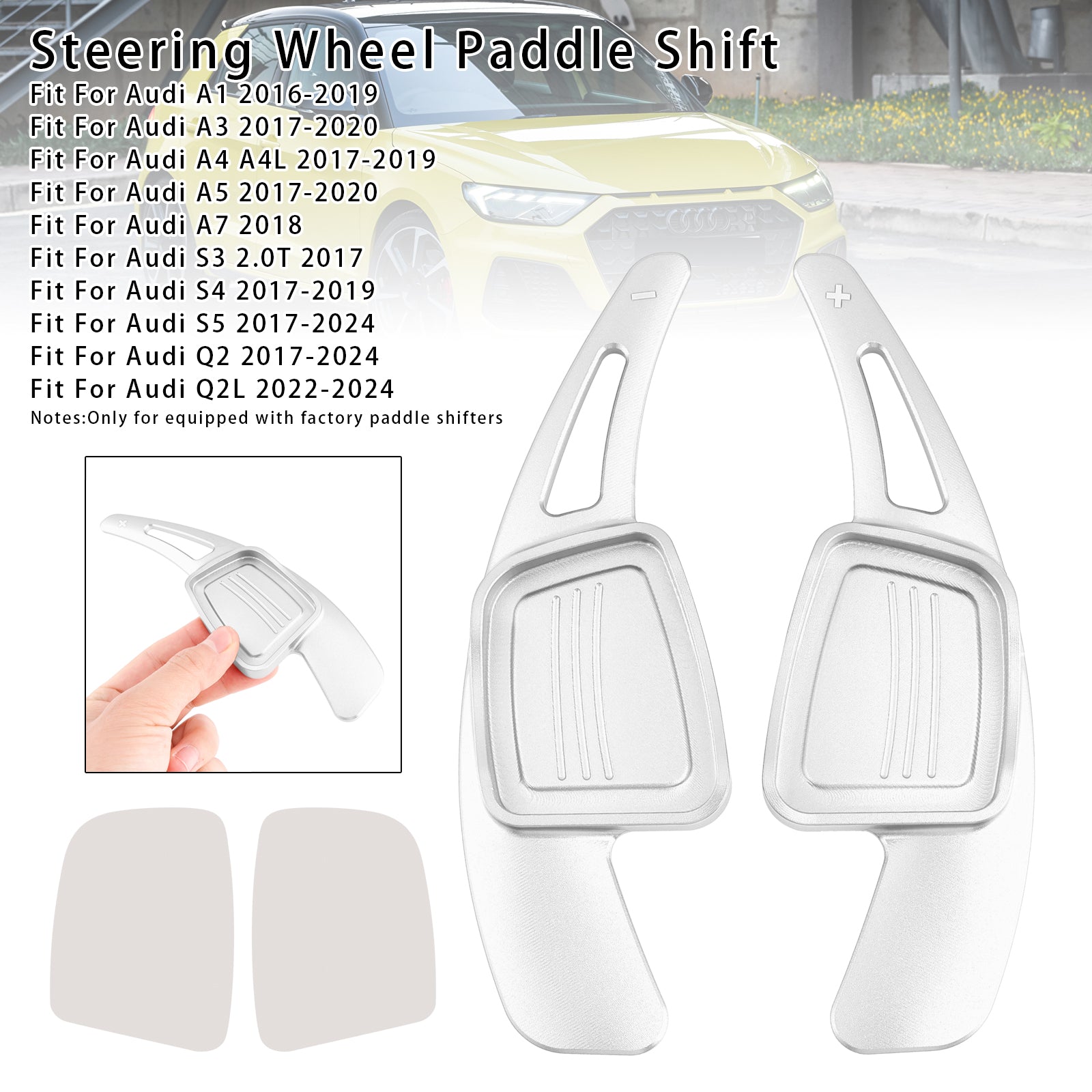 Ratthjulets skifterforlengelse for Audi Q3 Q5 Q7 S3 S4