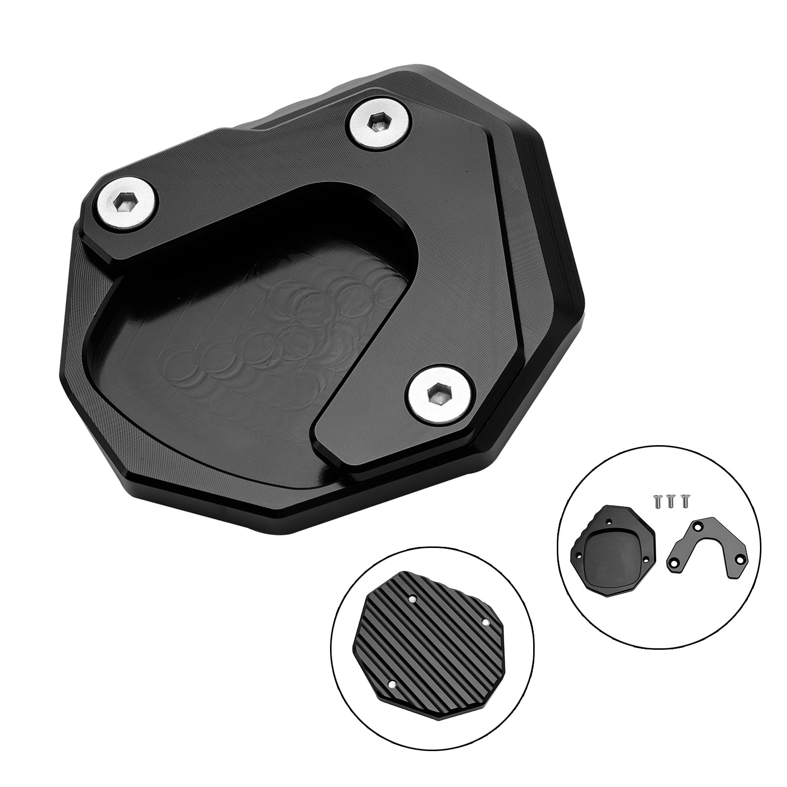 2023-2024 Kickstand Enlarge Plate Pad fit for Honda XL 750 Transalp CB750 Hornet