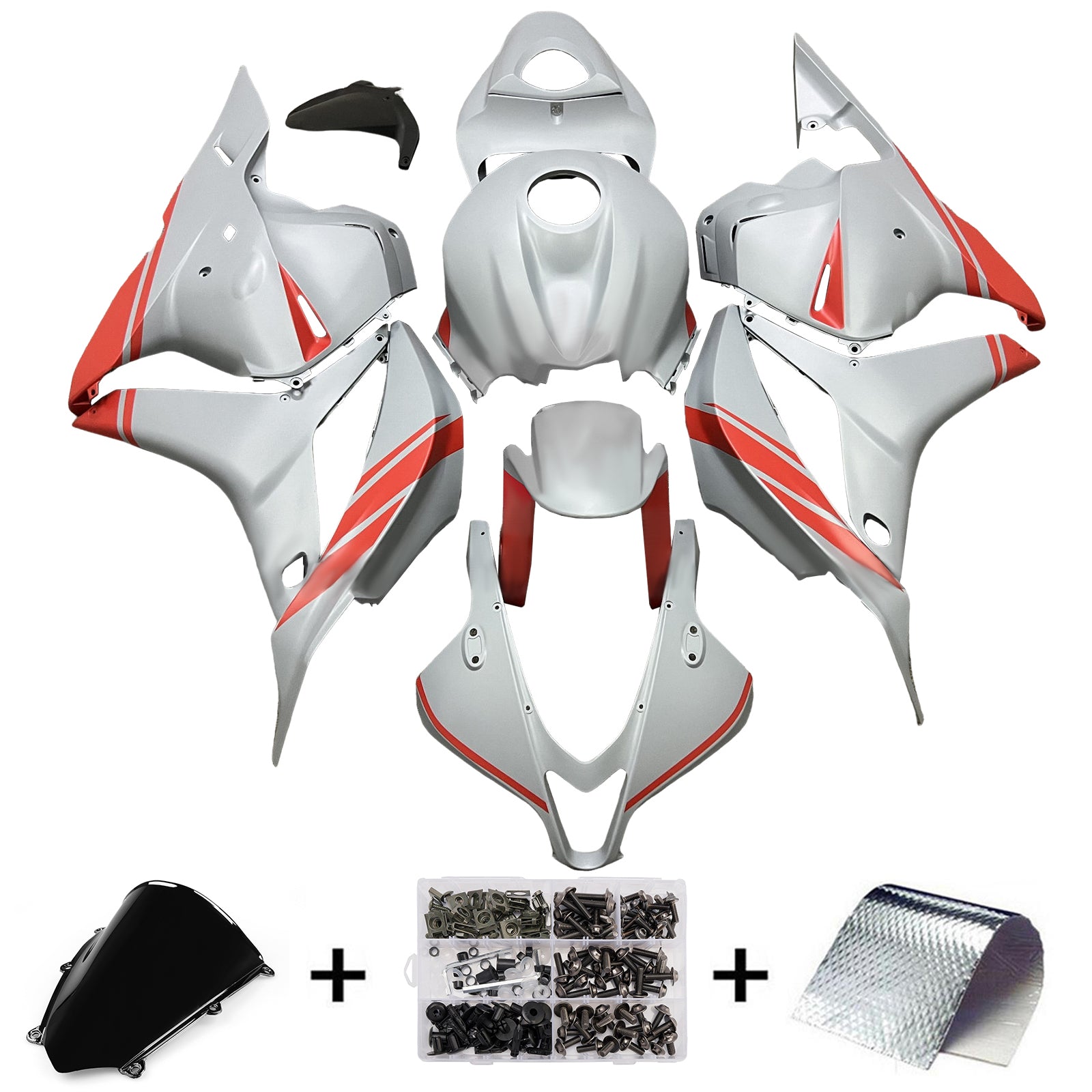 Injektionsmässa Kit Bodywork Plastic ABS för Honda CBR600RR 2009-2012 F5