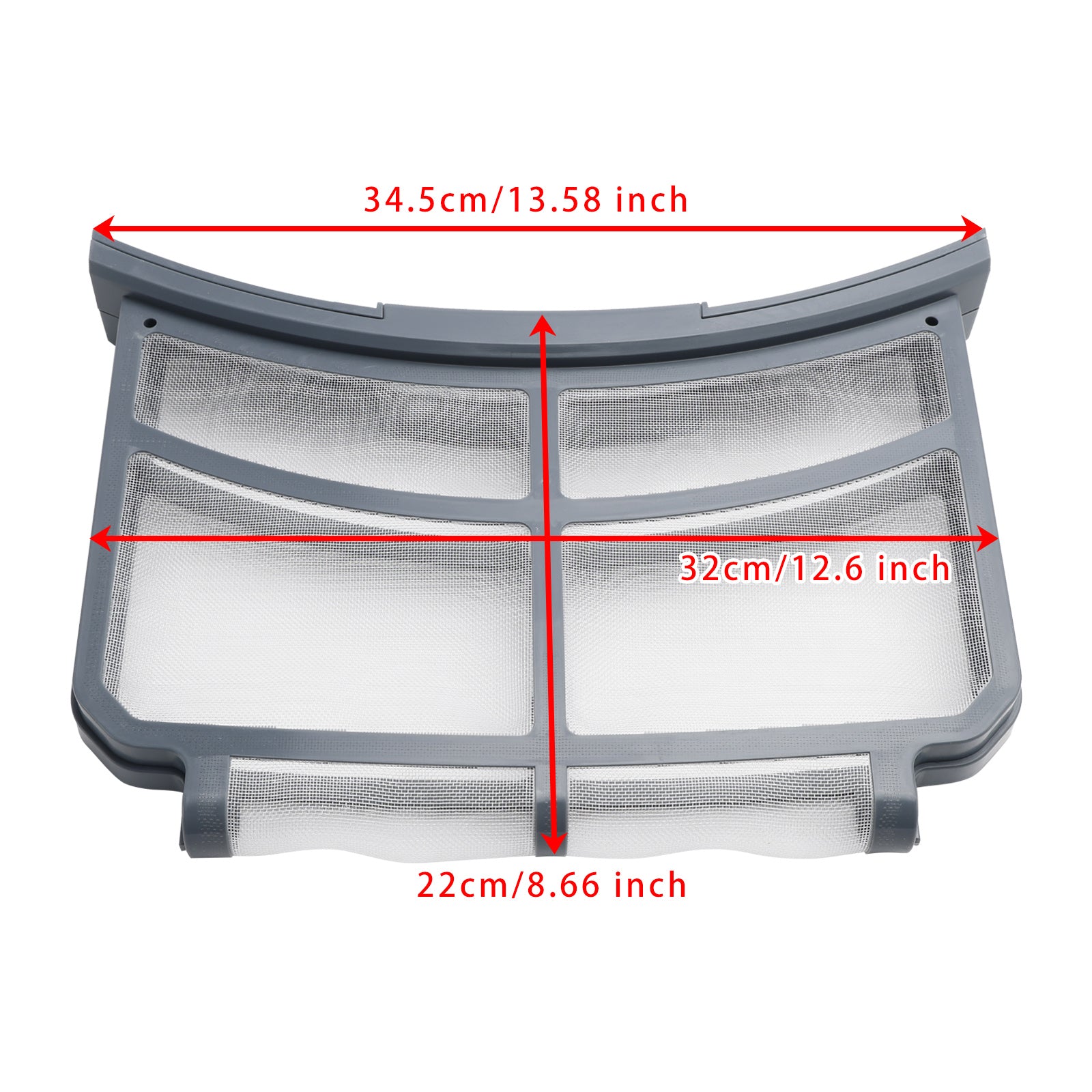 Droger pluisfilterscherm WE16X32537 voor GE