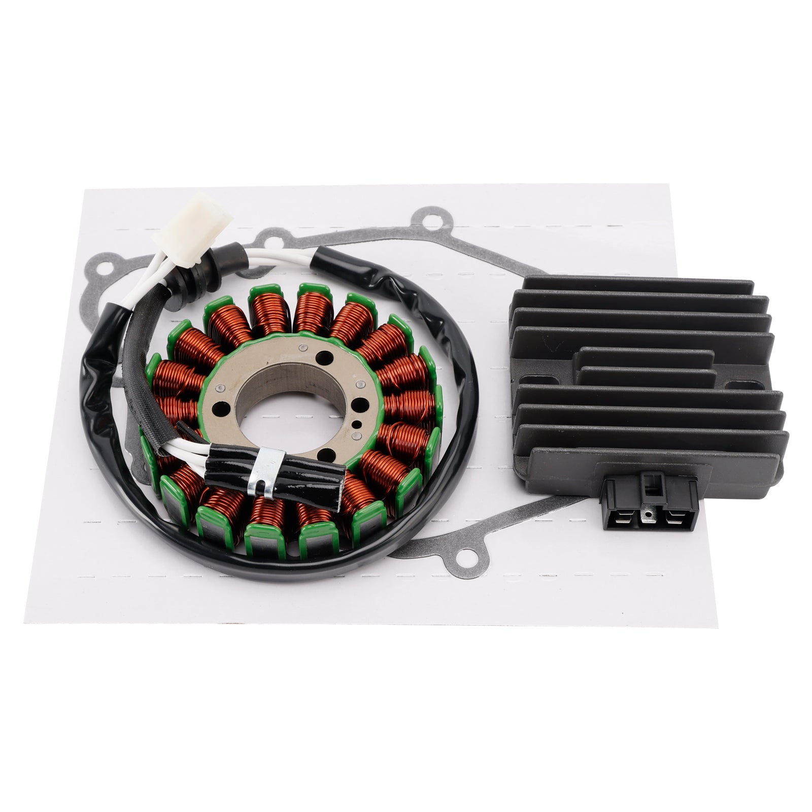Stator och regulator likriktare med packning för Yamaha YZF-R6 YZF R6 2003-2005
