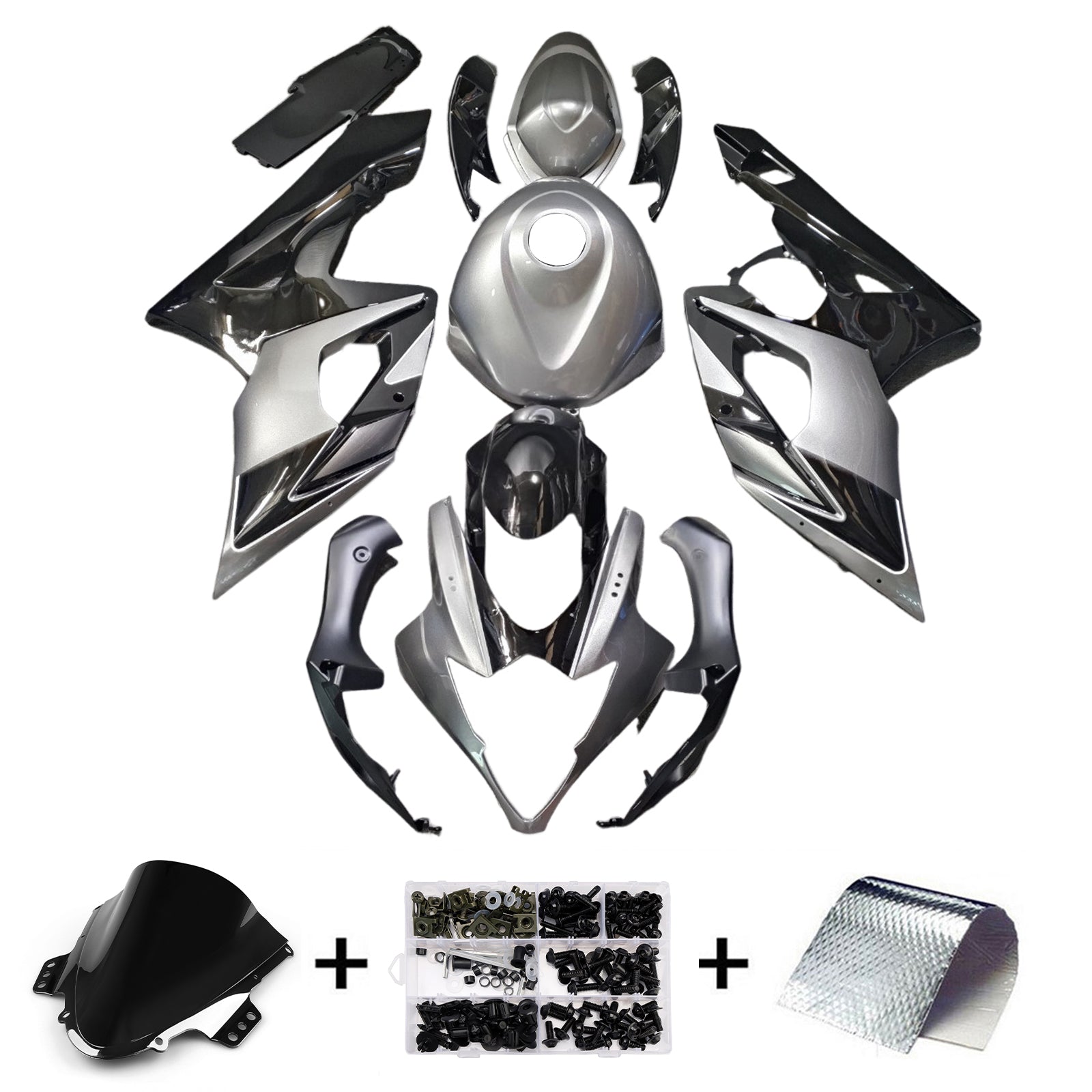 Kit de carenagem injeção Absos de plástico para Suzuki GSXR1000 2005-2006 K5