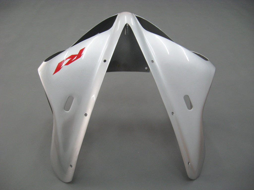 2002-2003 Yamaha YZF-R1 Silver Black Racing Fairings Generisk